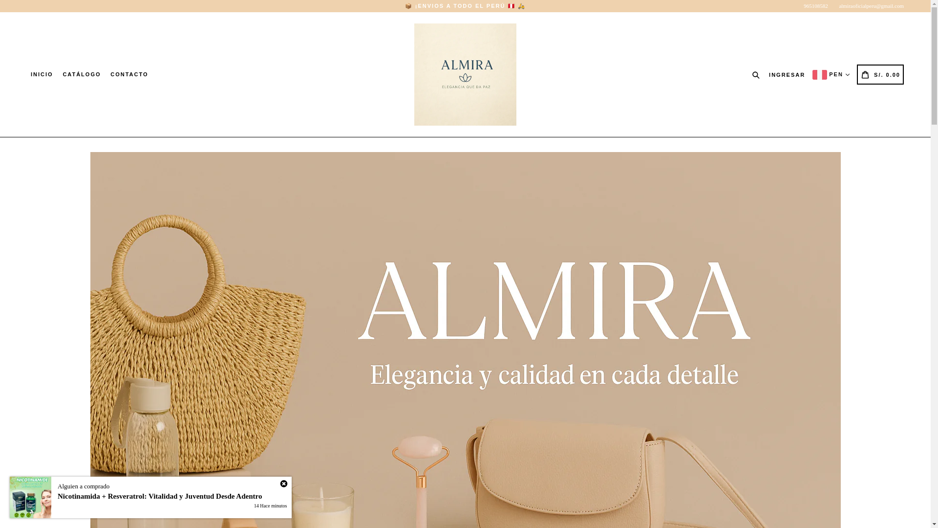 website screenshot of https://tiendaalmiraoficial.online/