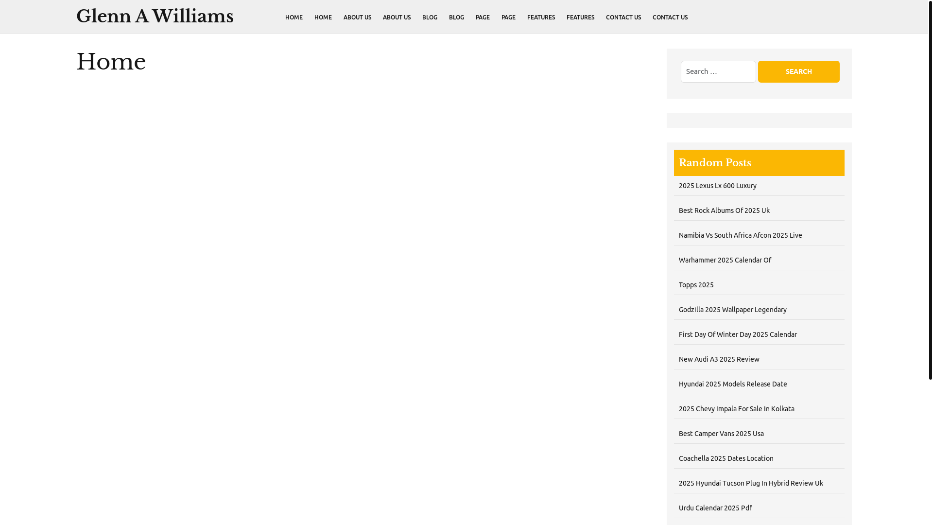 website screenshot of https://glennawilliamsr.pages.dev/