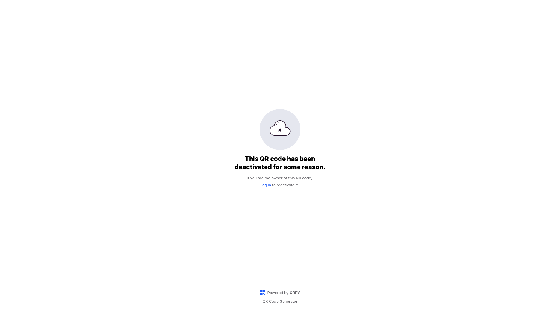 website screenshot of https://qrfy.io/r/6AMOUUzWg4