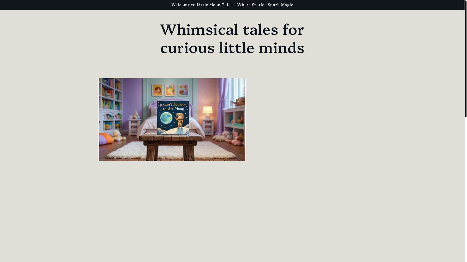 website screenshot of https://littlemoontales.net/