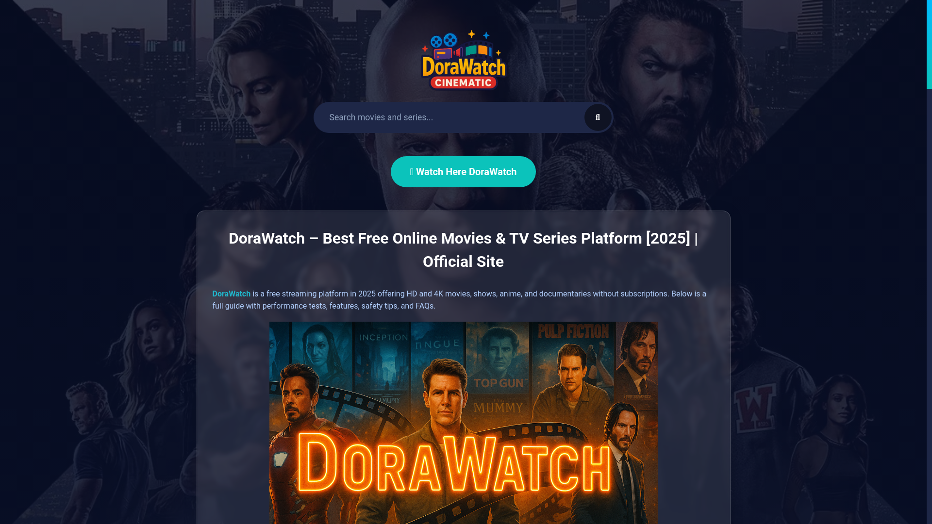 website screenshot of https://dorawatch-v02.pages.dev/