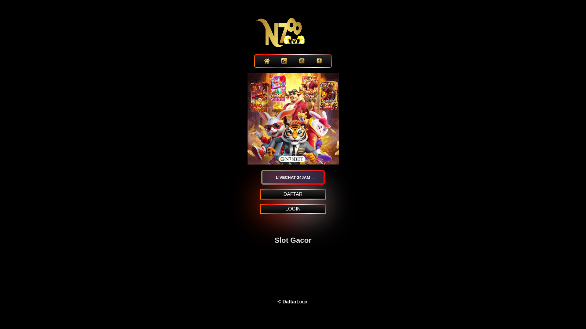 website screenshot of https://teamn78bet.pages.dev/
