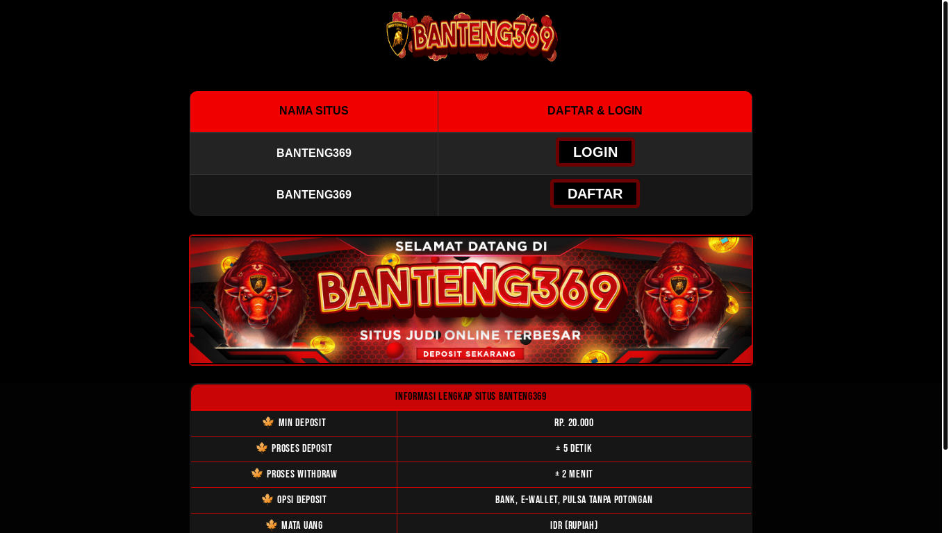 website screenshot of https://banteng369bosku.pages.dev/
