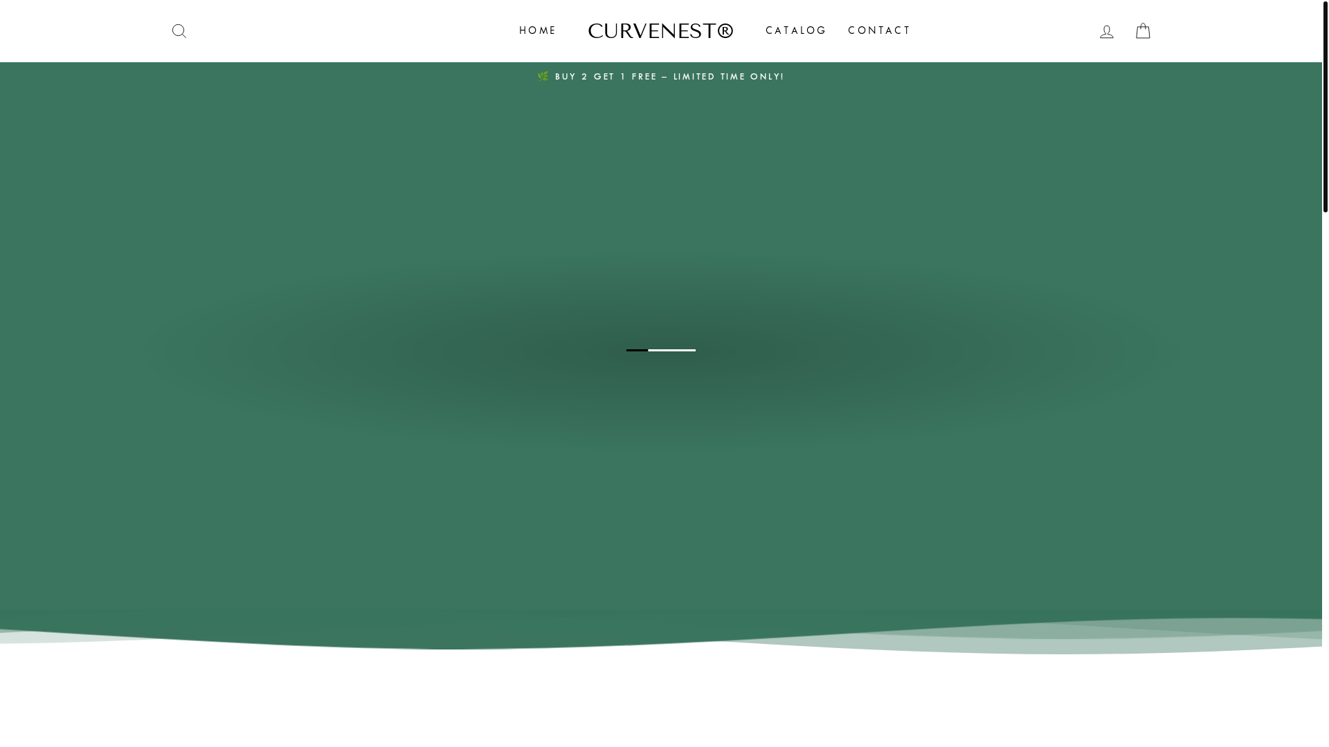 website screenshot of https://curvenest.com/