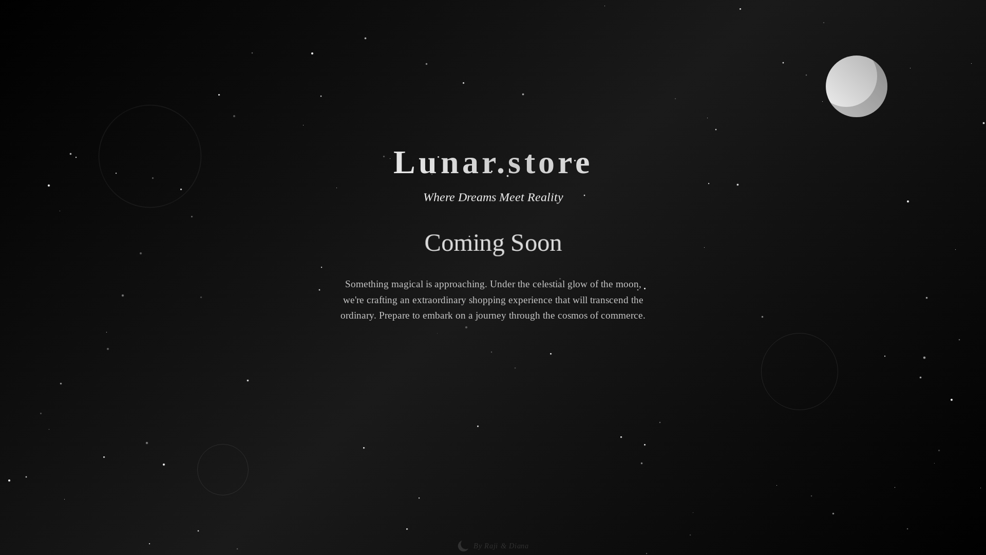 website screenshot of https://lunar-store.pages.dev/