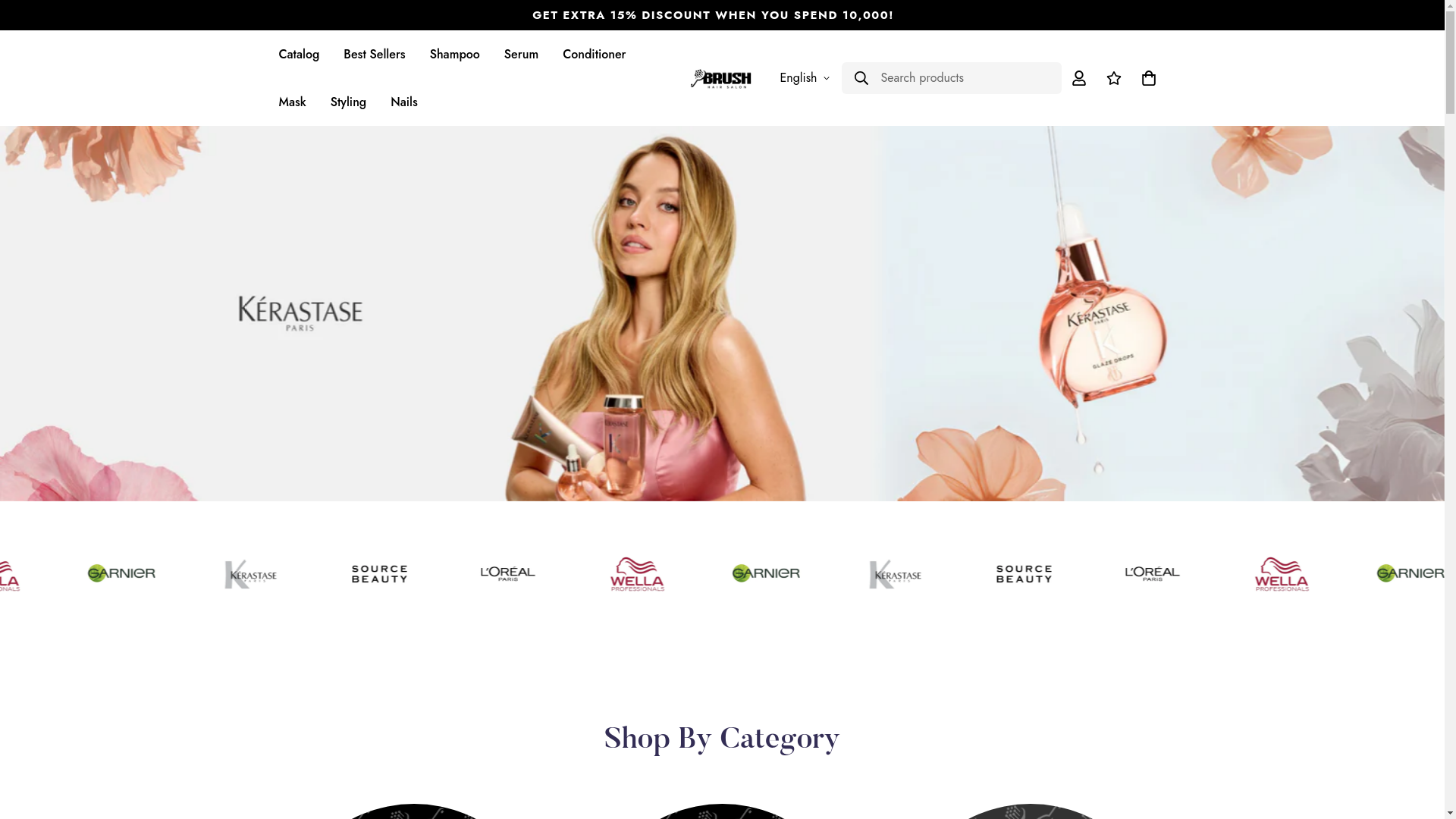 website screenshot of https://brushsaloneg.com/