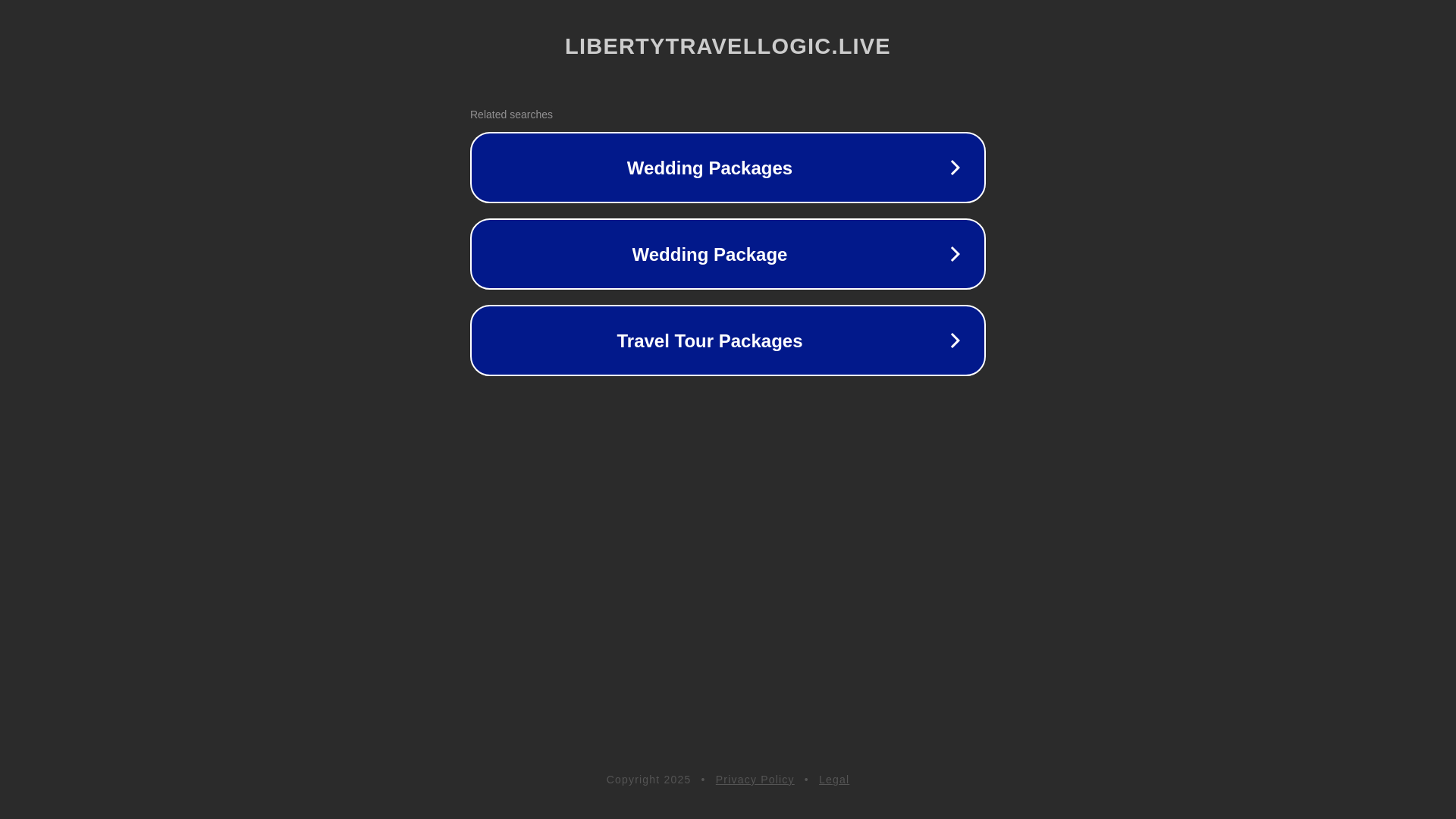 website screenshot of https://libertytravellogic.live/