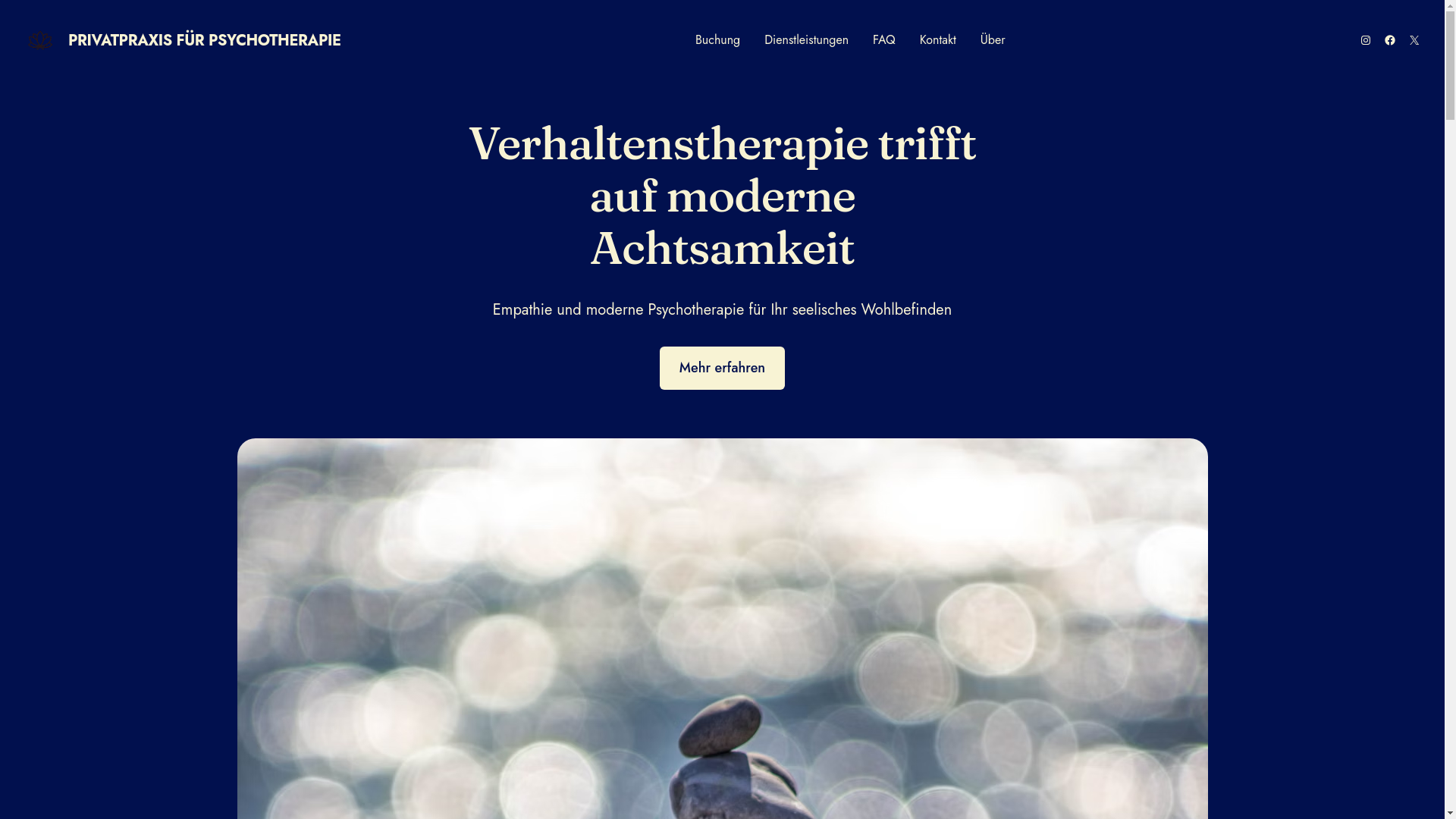 website screenshot of https://psychotherapiepfaffenhofen.de/