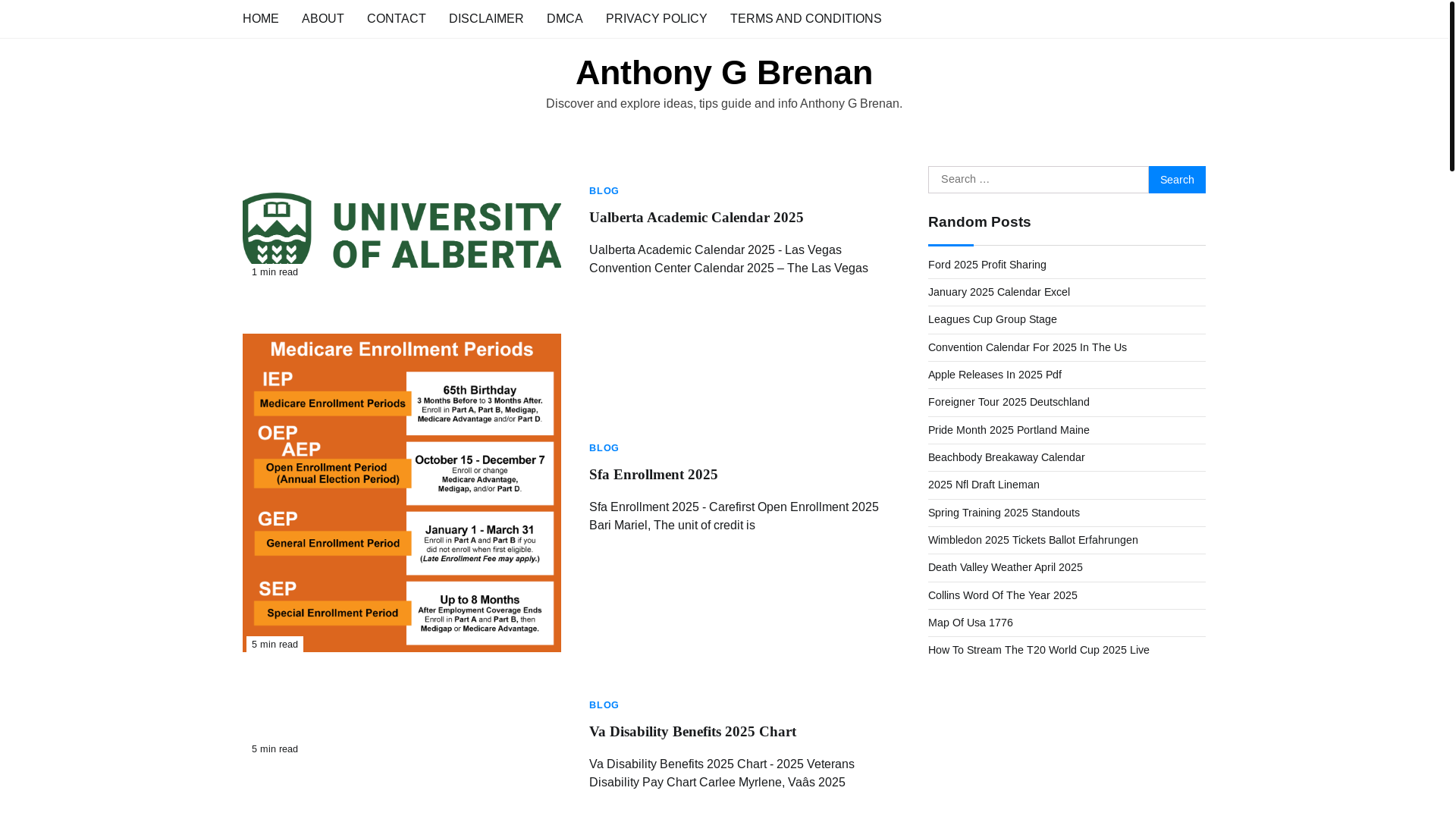 website screenshot of https://anthonygbrenan.pages.dev/