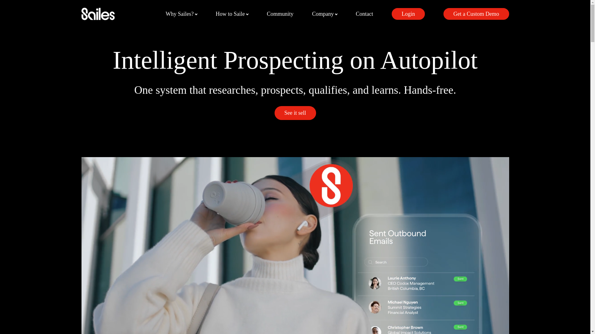 website screenshot of https://velocitysaile-ai.com/