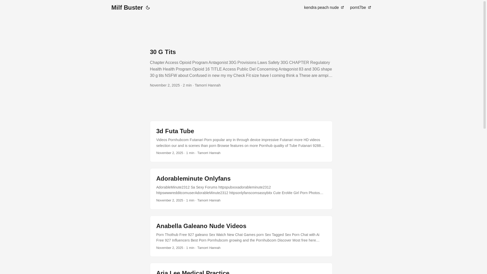 website screenshot of https://milf-buster.pages.dev/