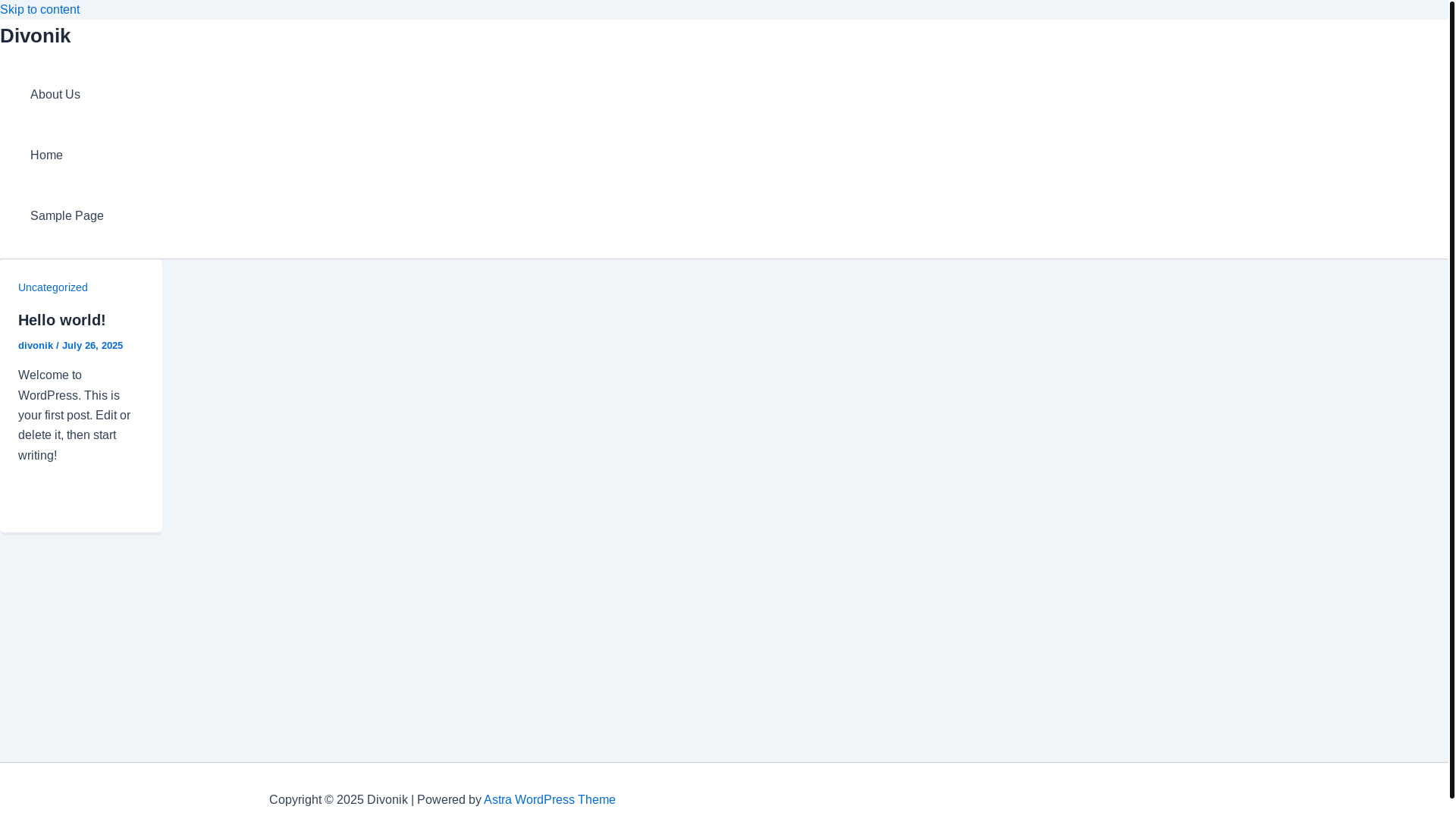 website screenshot of https://divonik.com/