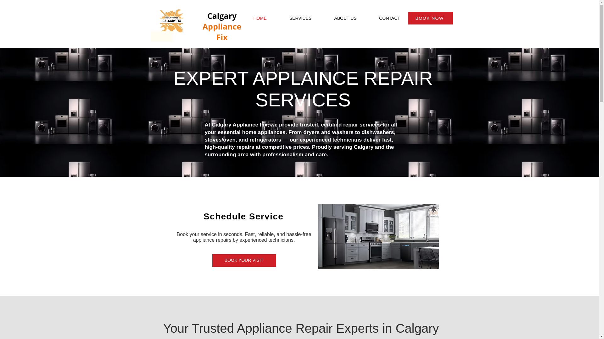 website screenshot of https://calgaryappliancefix.ca/