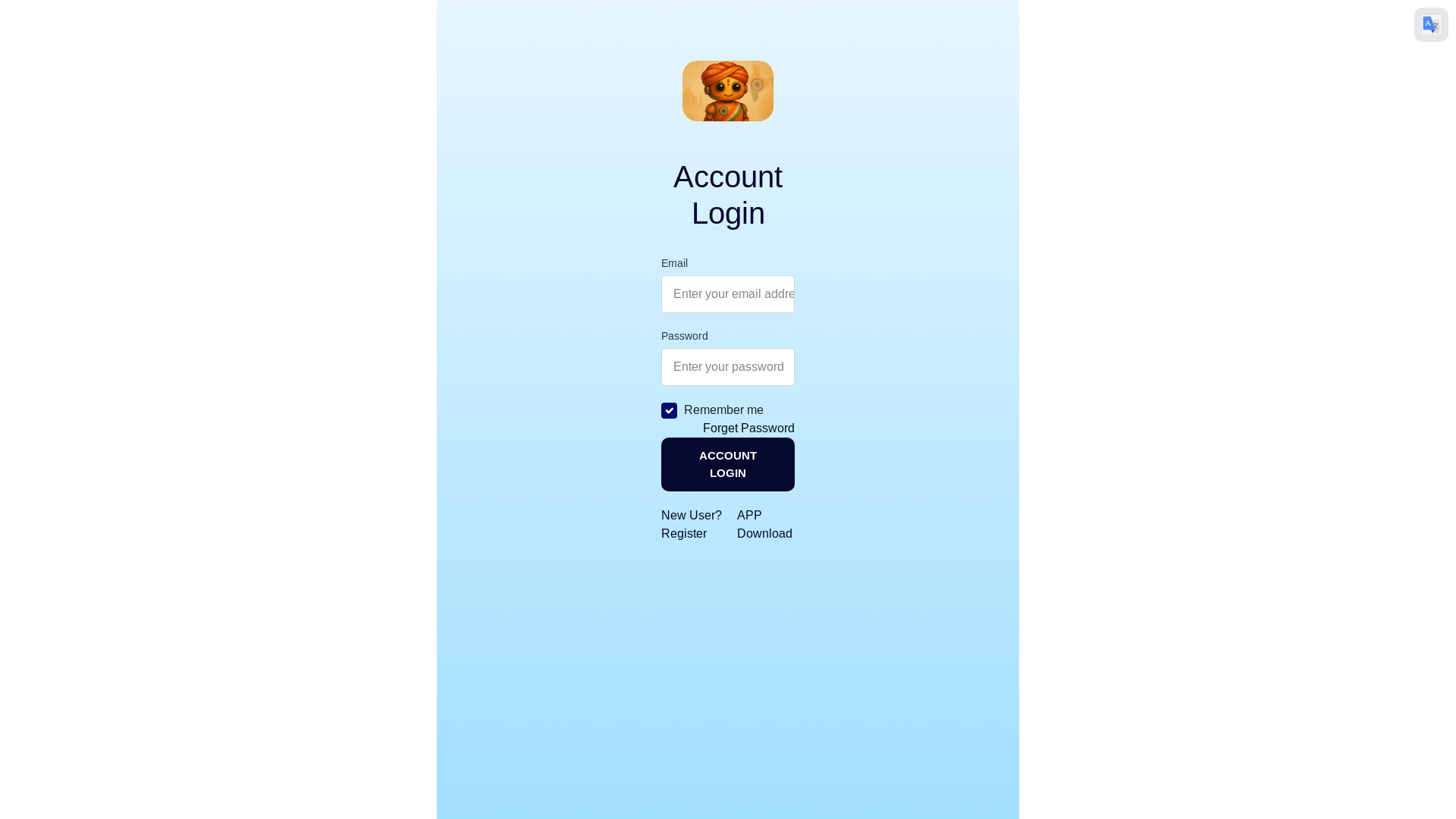 website screenshot of https://bhartiyatrade.xyz/