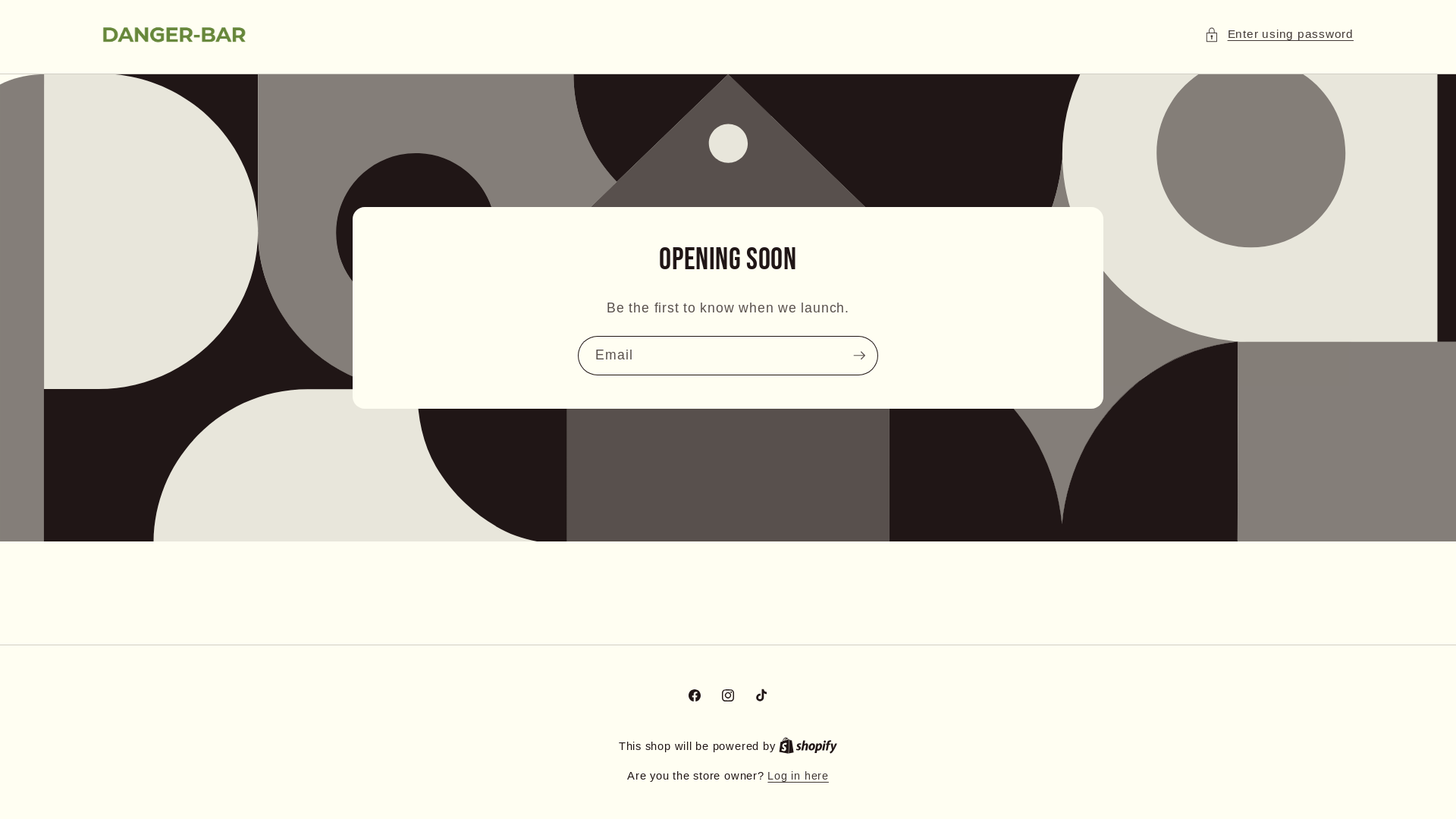 website screenshot of https://danger-bar.com/