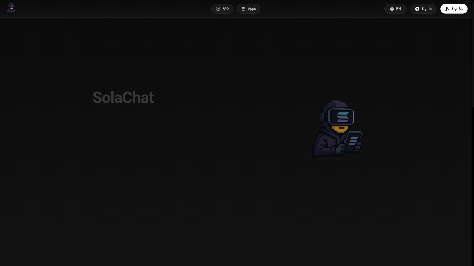 website screenshot of https://frontend-solachat.pages.dev/