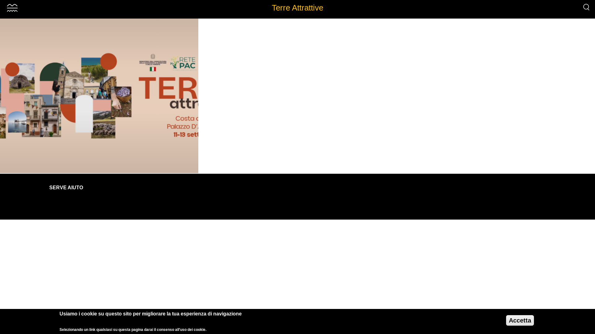 website screenshot of https://terreattrattive.it/
