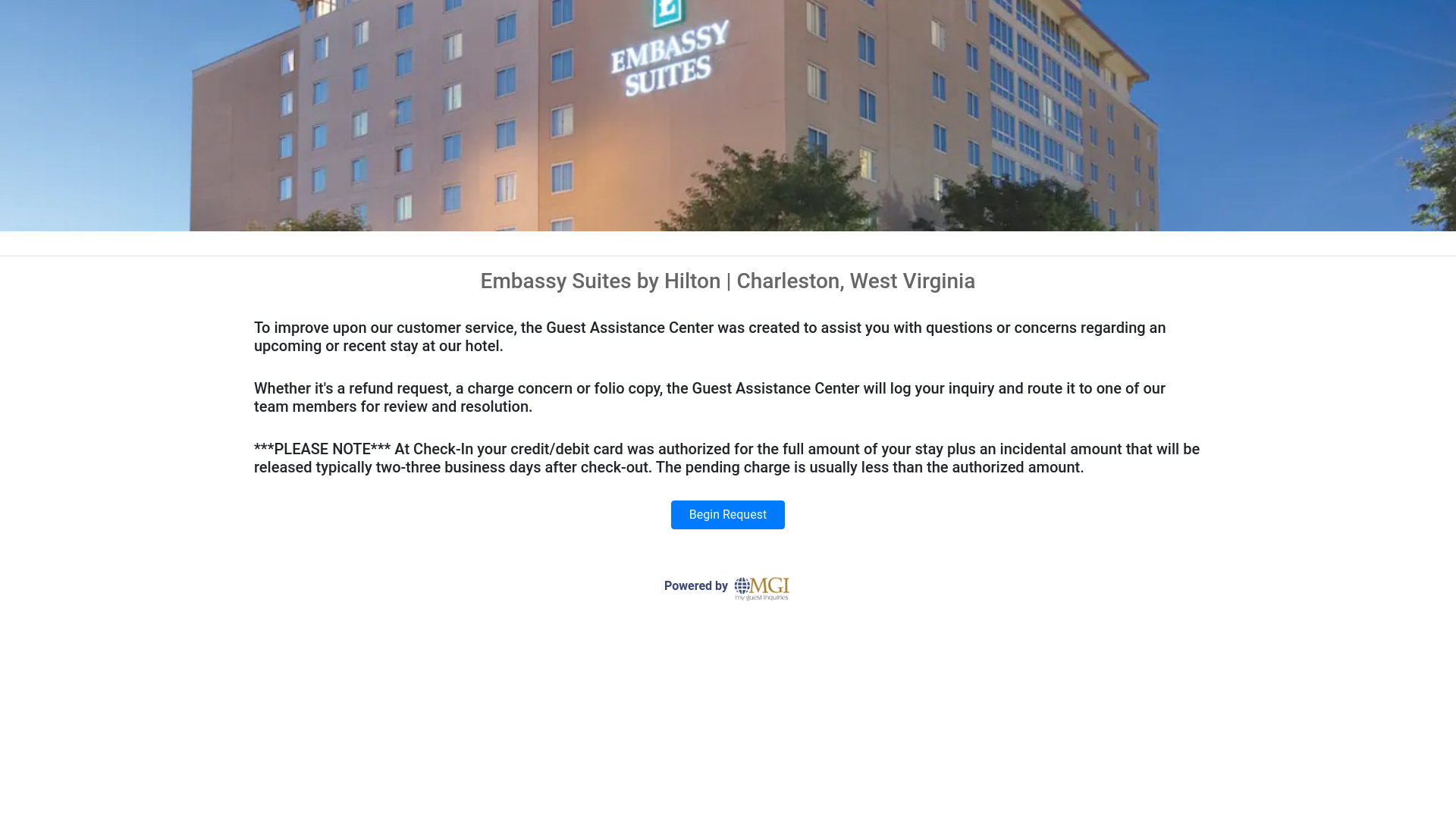 website screenshot of https://eswvbilling.com/