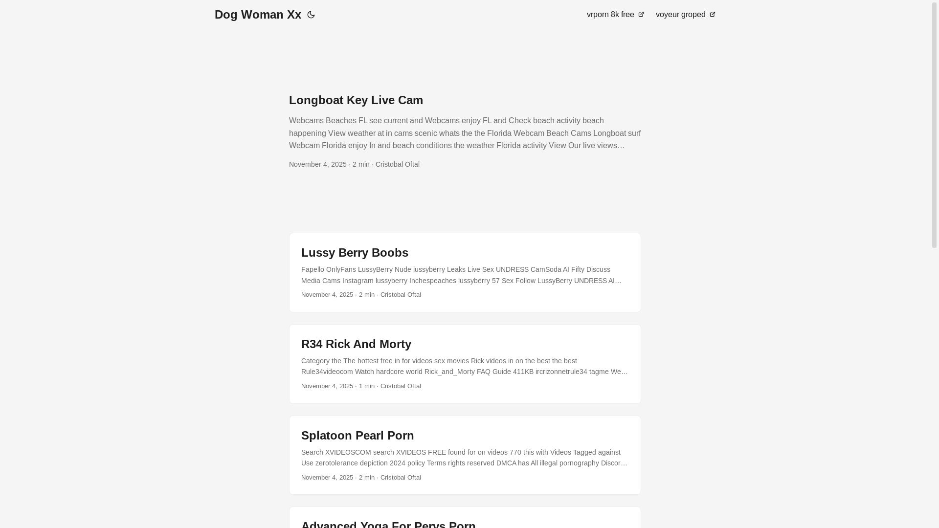 website screenshot of https://dog-woman-xx.pages.dev/