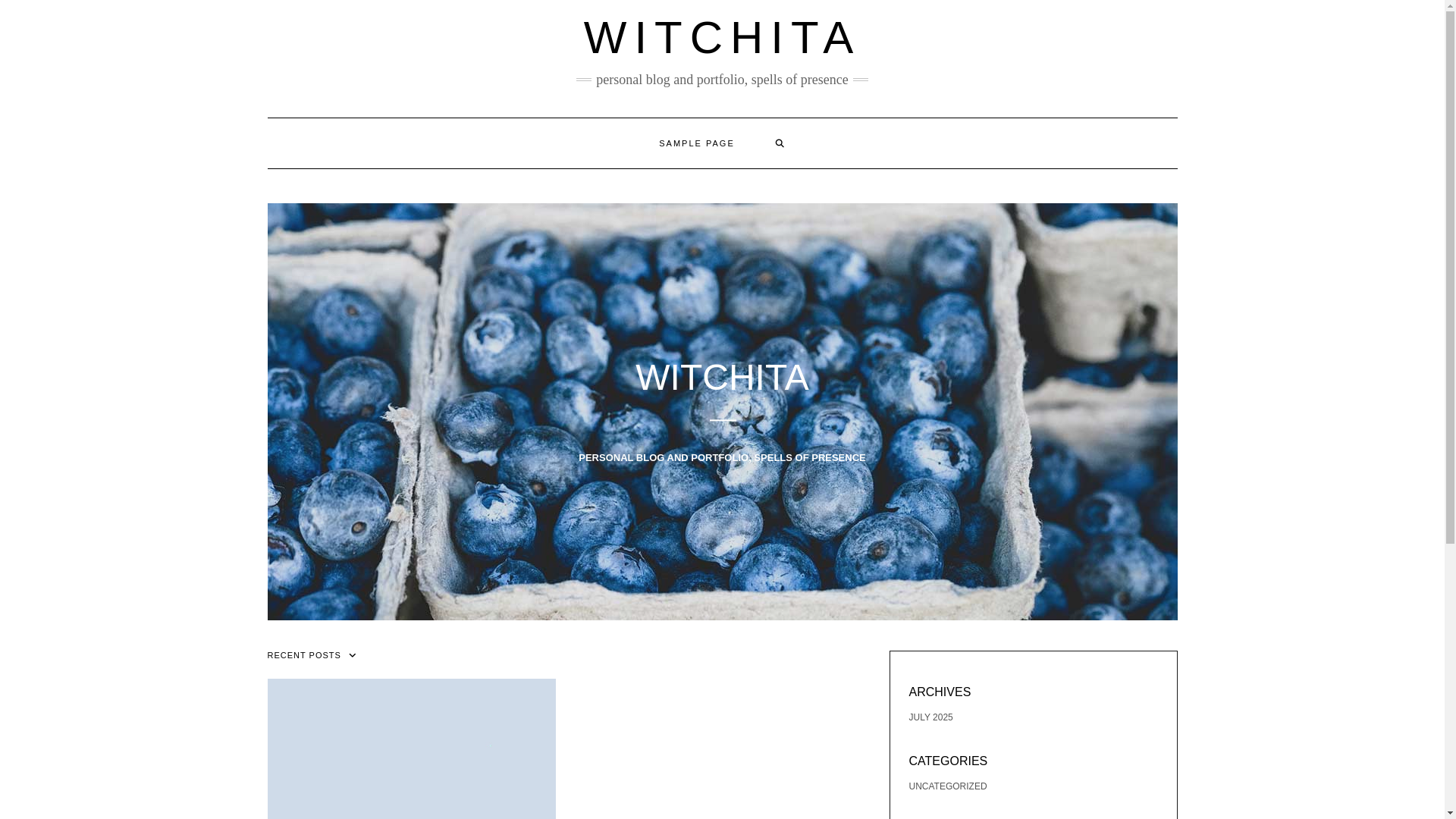 website screenshot of https://witchita.me/