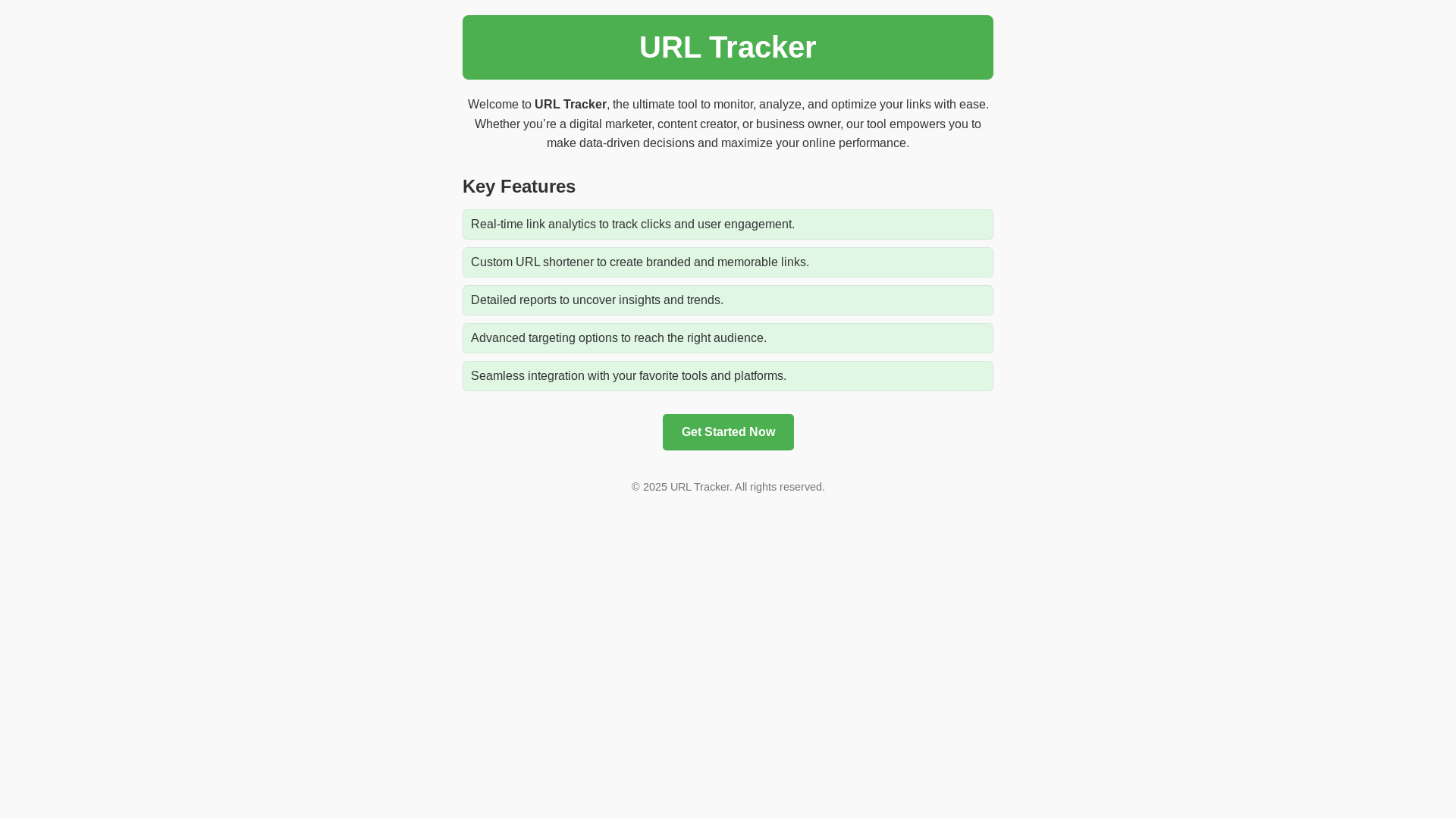 website screenshot of https://urltracking-4.pages.dev/
