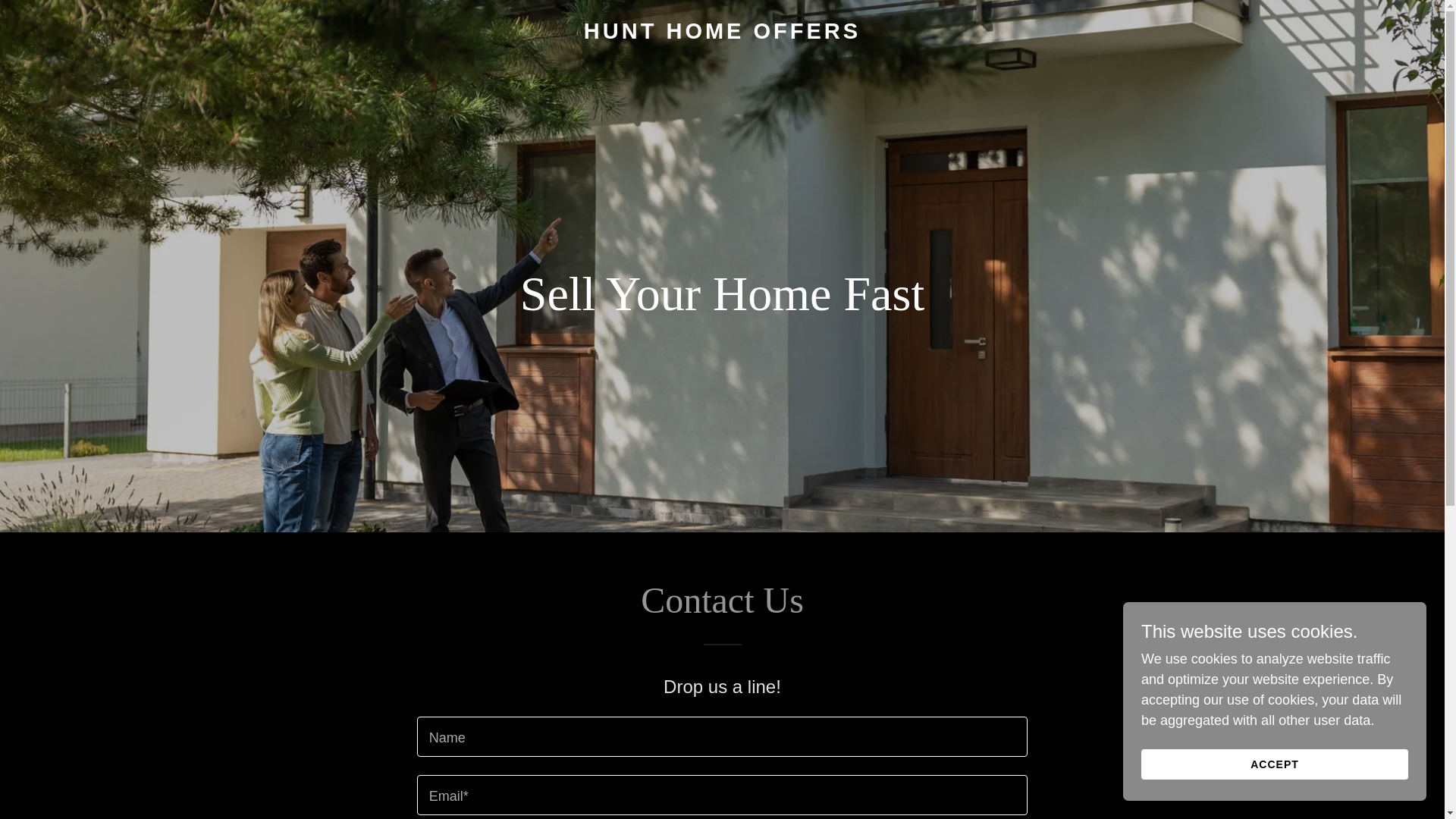 website screenshot of https://hunthomeoffers.com/