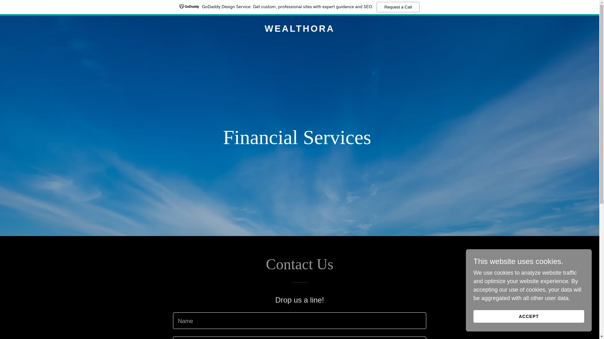 website screenshot of https://wealthora.com.au/