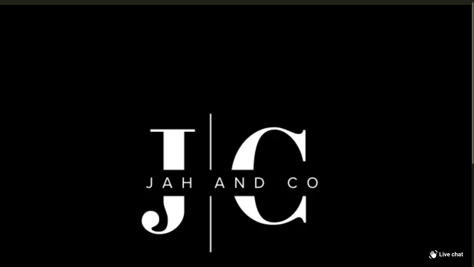 website screenshot of https://shopjahandco.com/