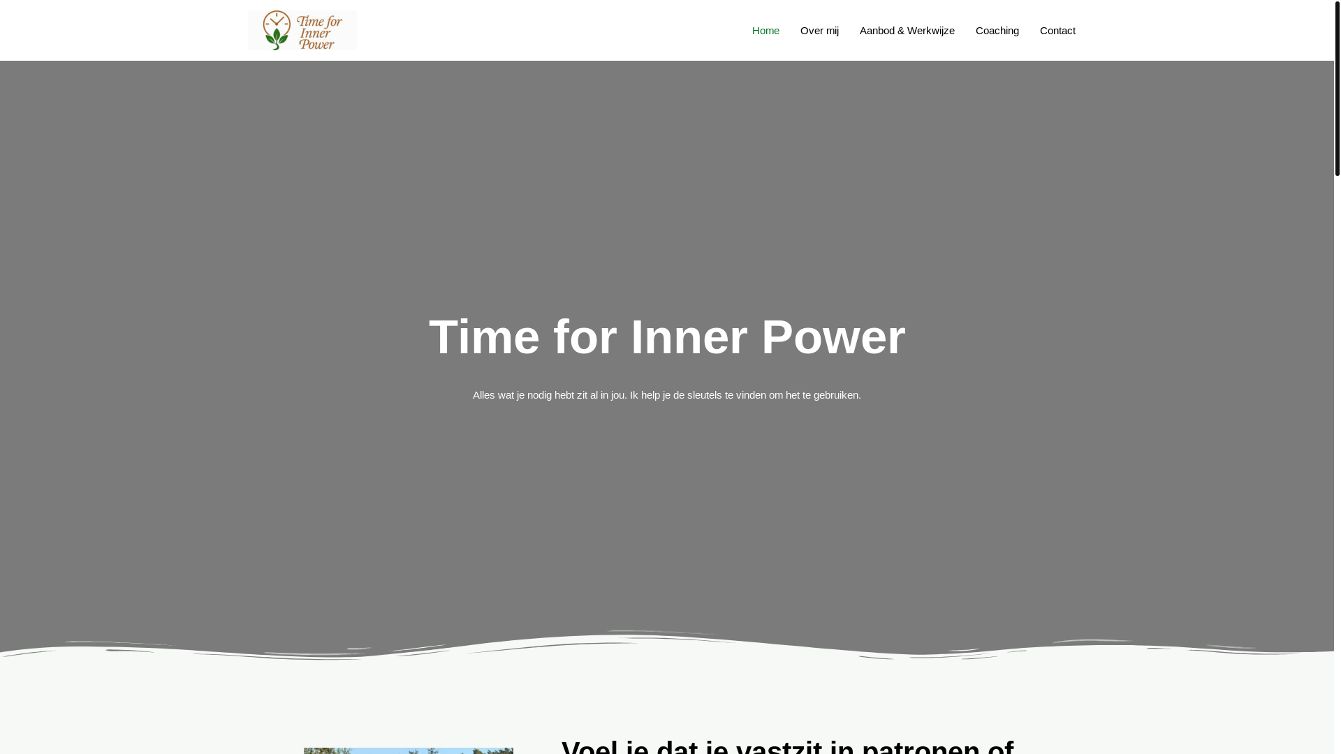 website screenshot of https://timeforinnerpower.nl/