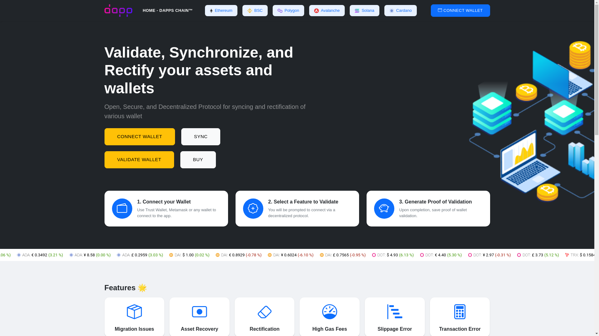 website screenshot of https://app-syncsmartverse.pages.dev/