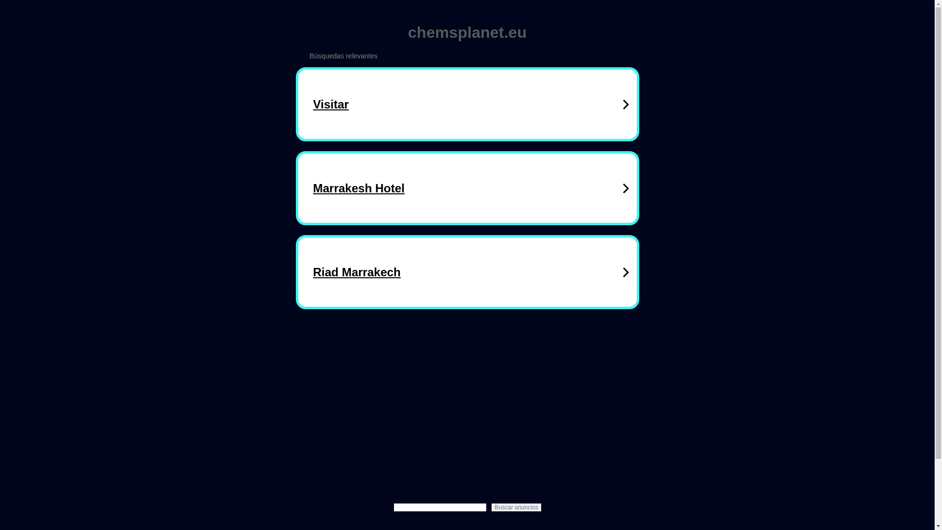 website screenshot of https://chemsplanet.eu/