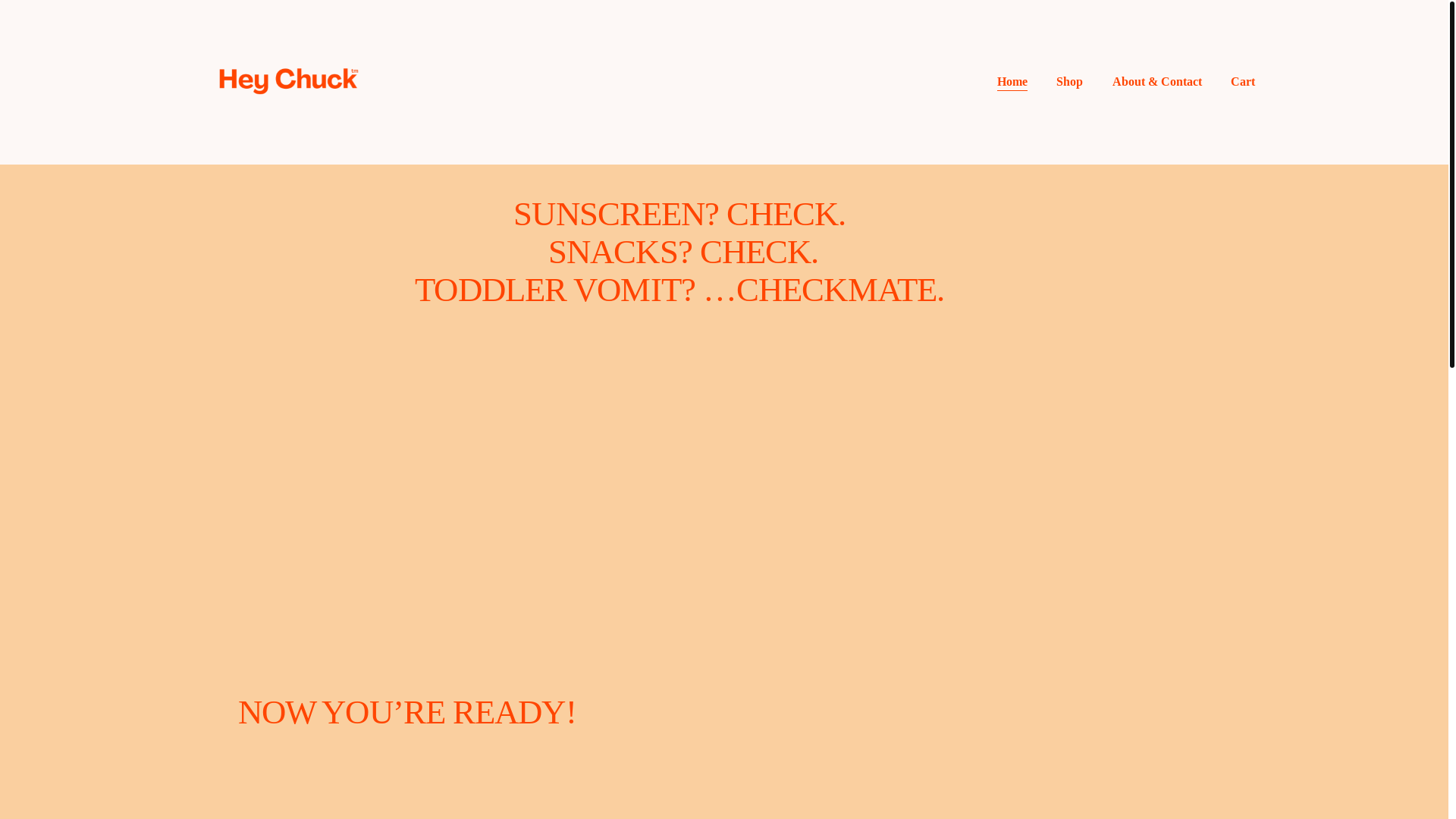 website screenshot of https://heychuck.co/