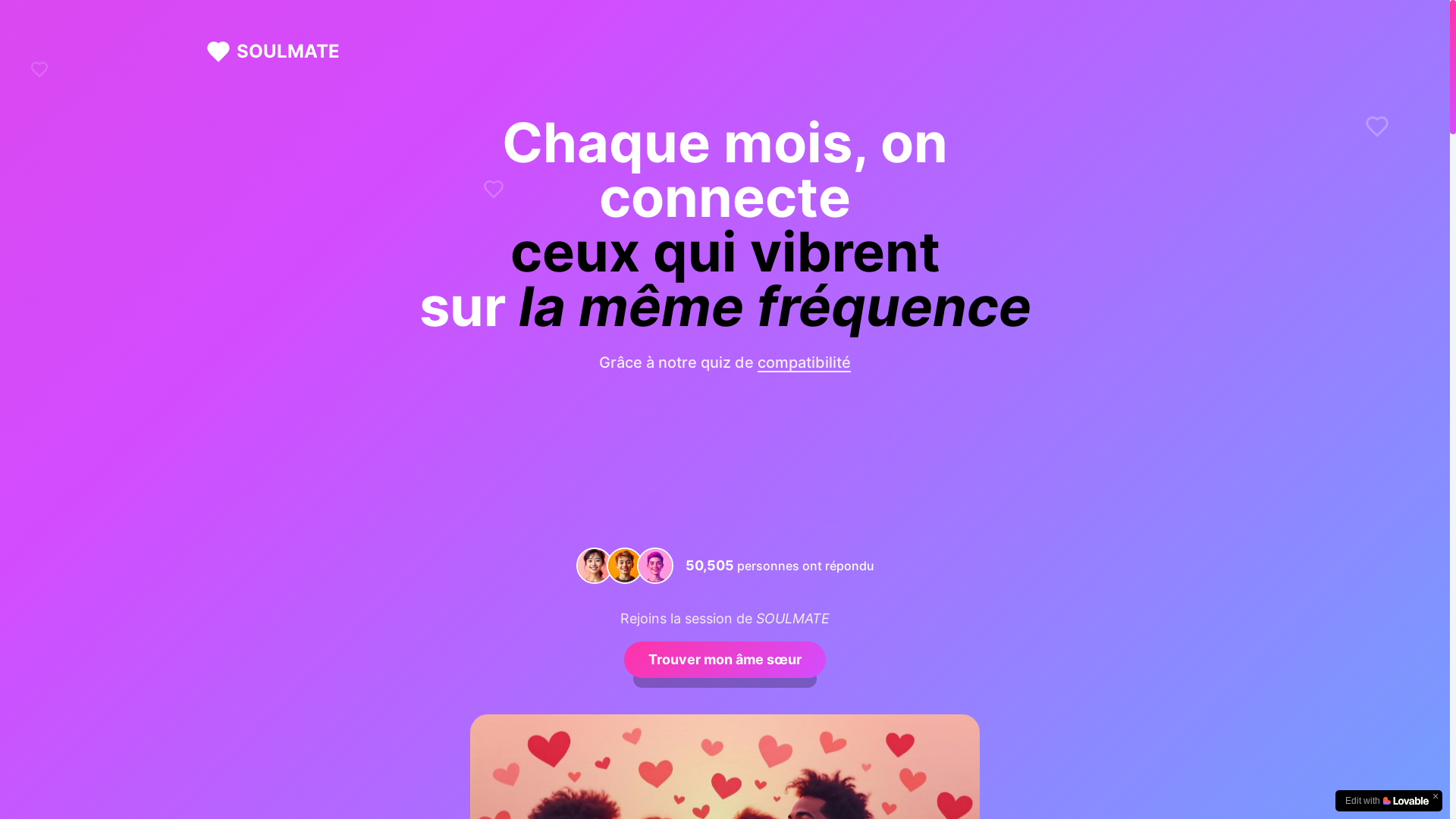 website screenshot of https://timeforlove.io/