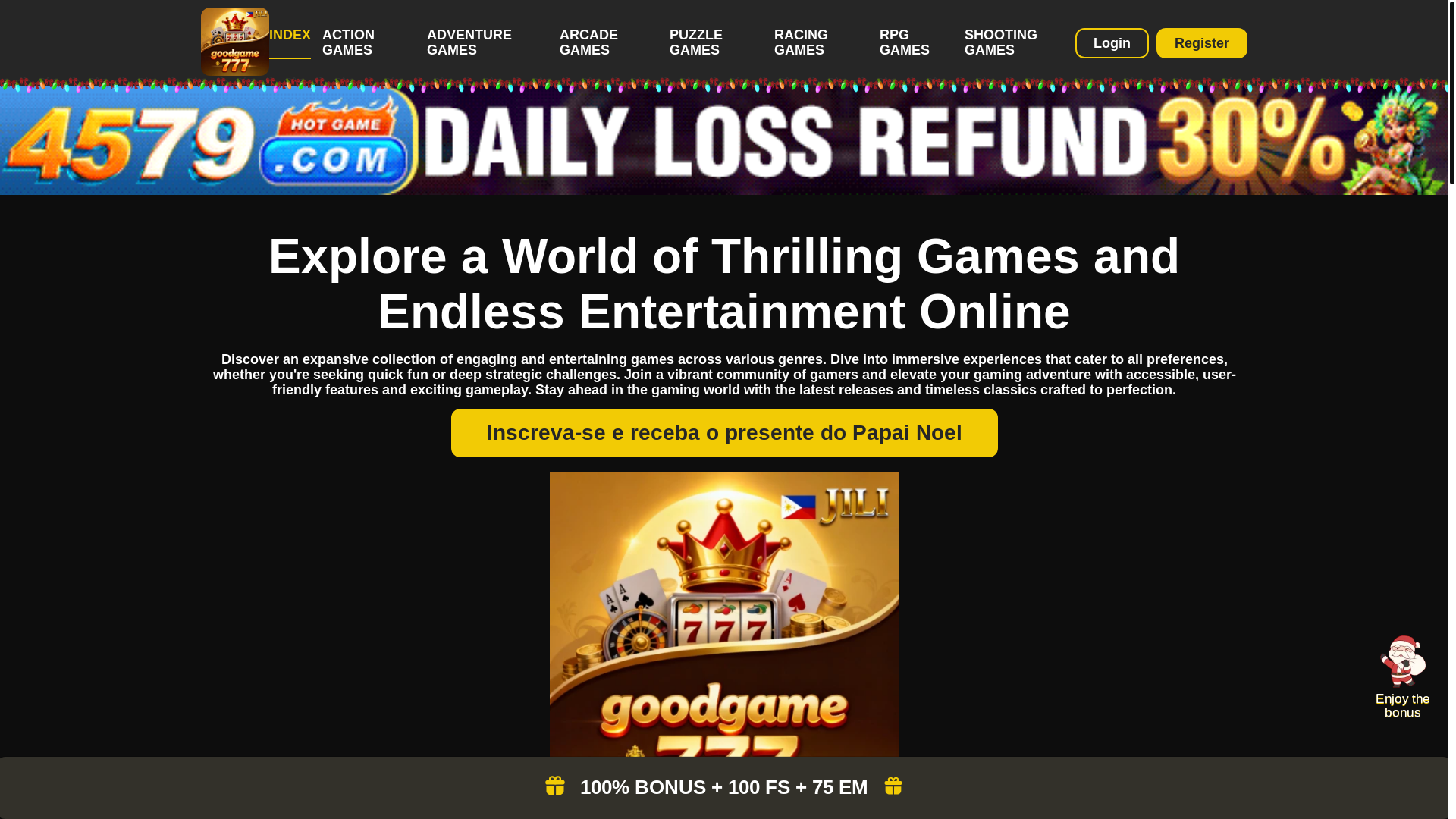 website screenshot of https://goodgame777app.com/