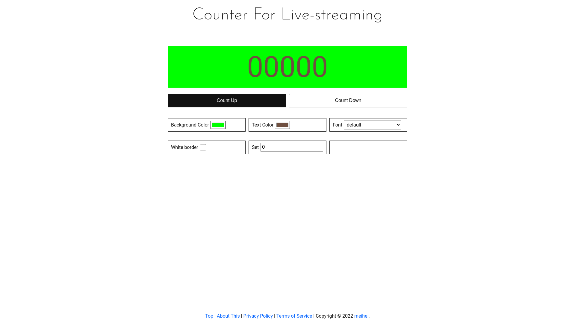 website screenshot of https://counter-for-live-streaming.pages.dev/