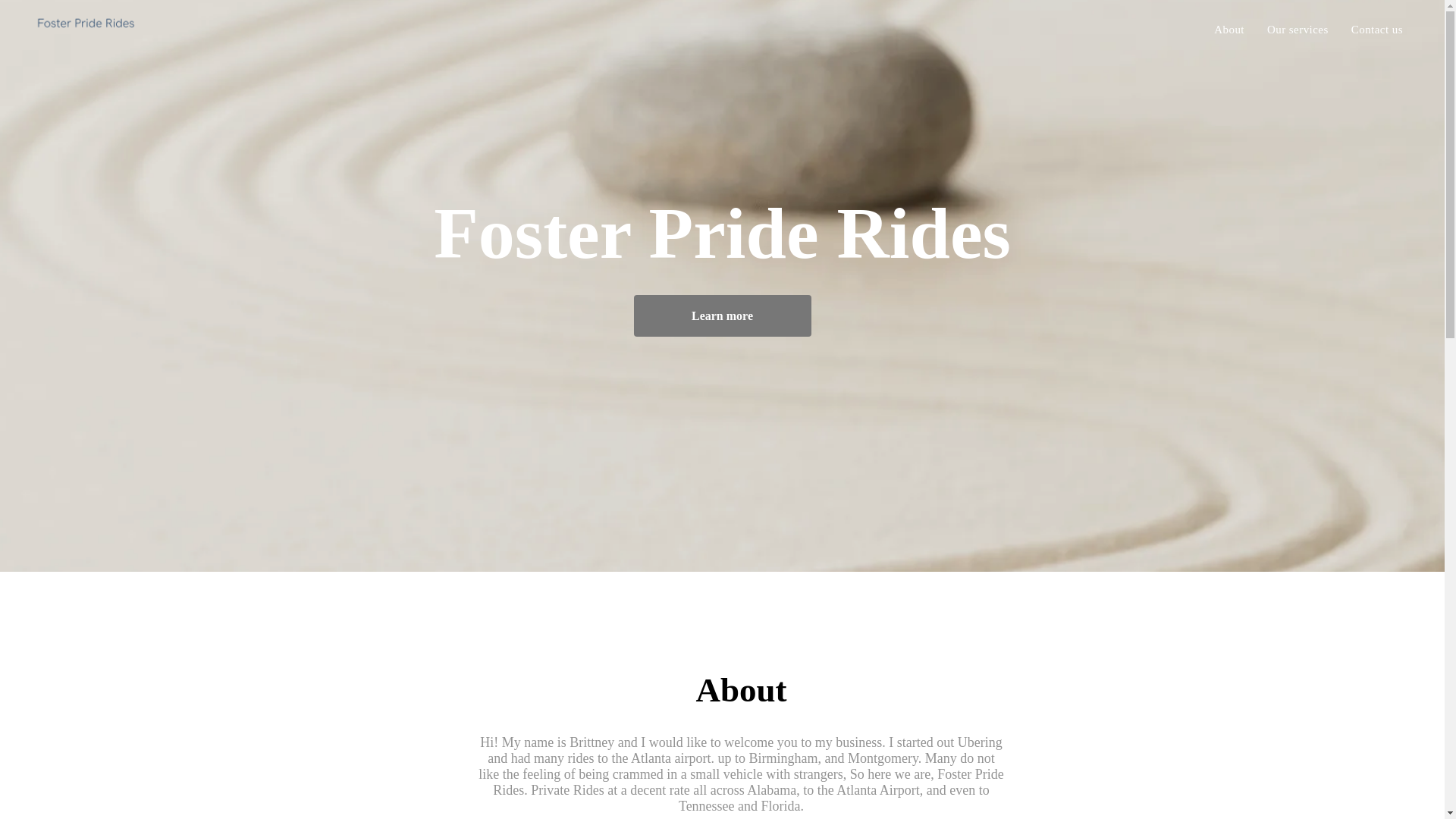 website screenshot of https://fosterprideriders.com/