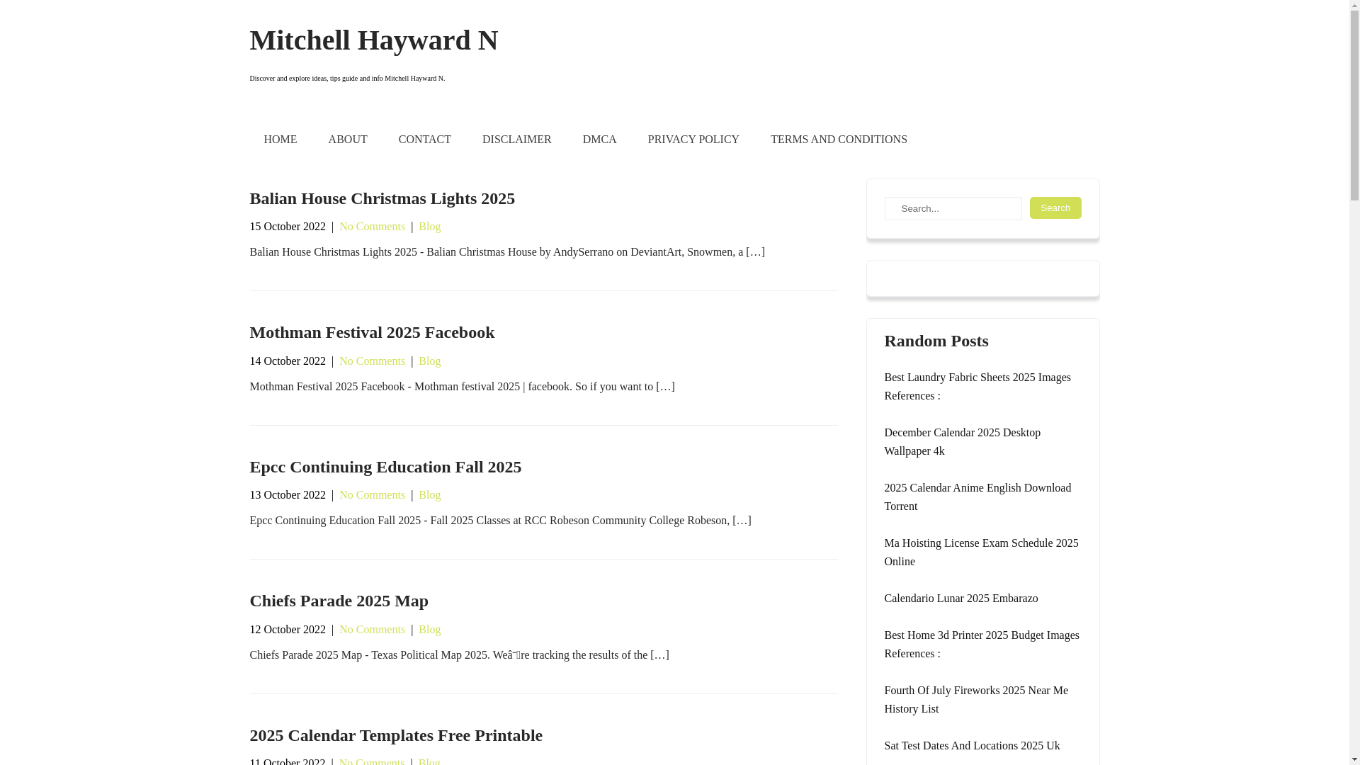 website screenshot of https://mitchellhaywardn.pages.dev/