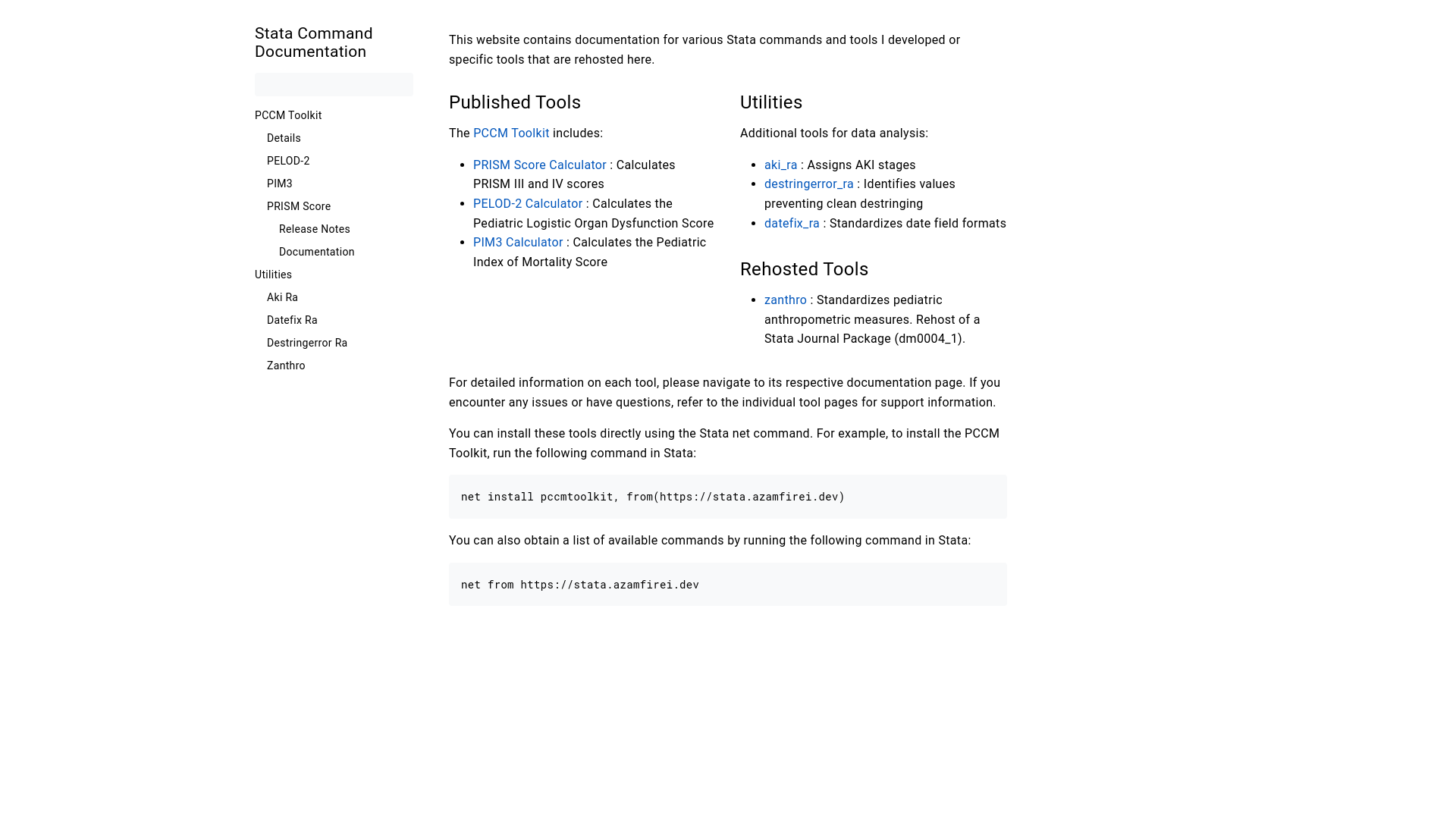 website screenshot of https://stata-azamfirei-dev.pages.dev/