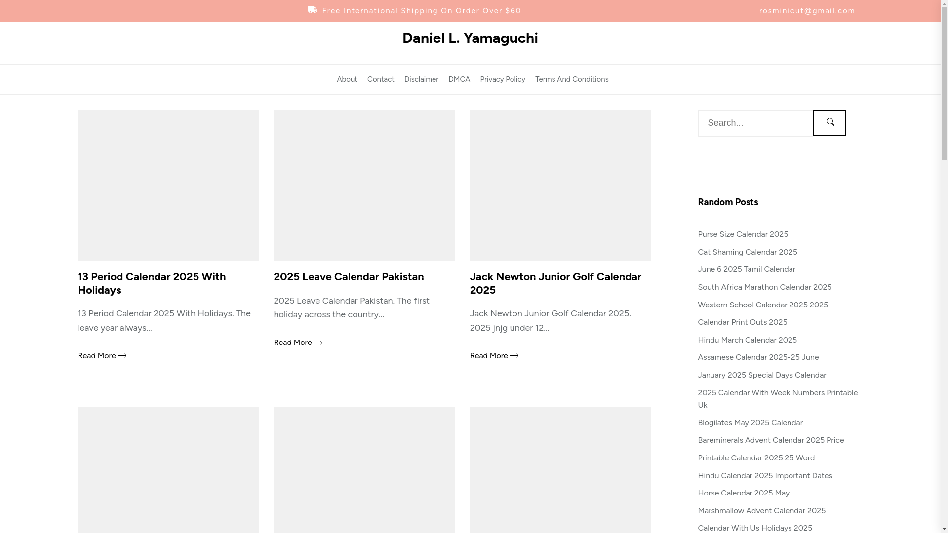 website screenshot of https://daniellyamaguchi.pages.dev/