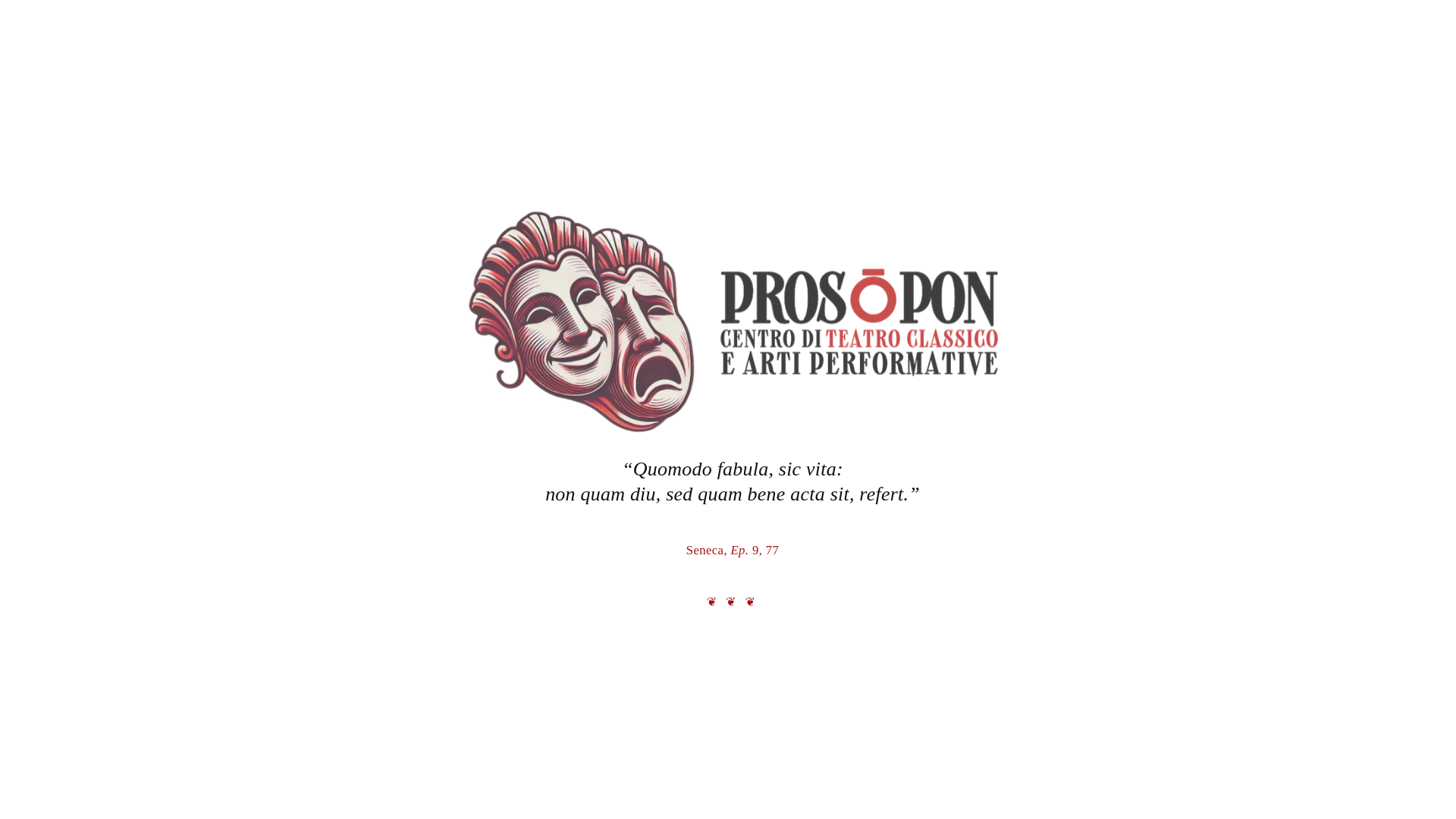 website screenshot of https://centroprosopon.it/