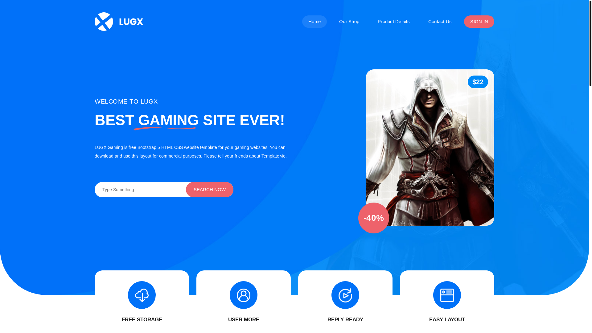 website screenshot of https://gamecommerce-site.pages.dev/