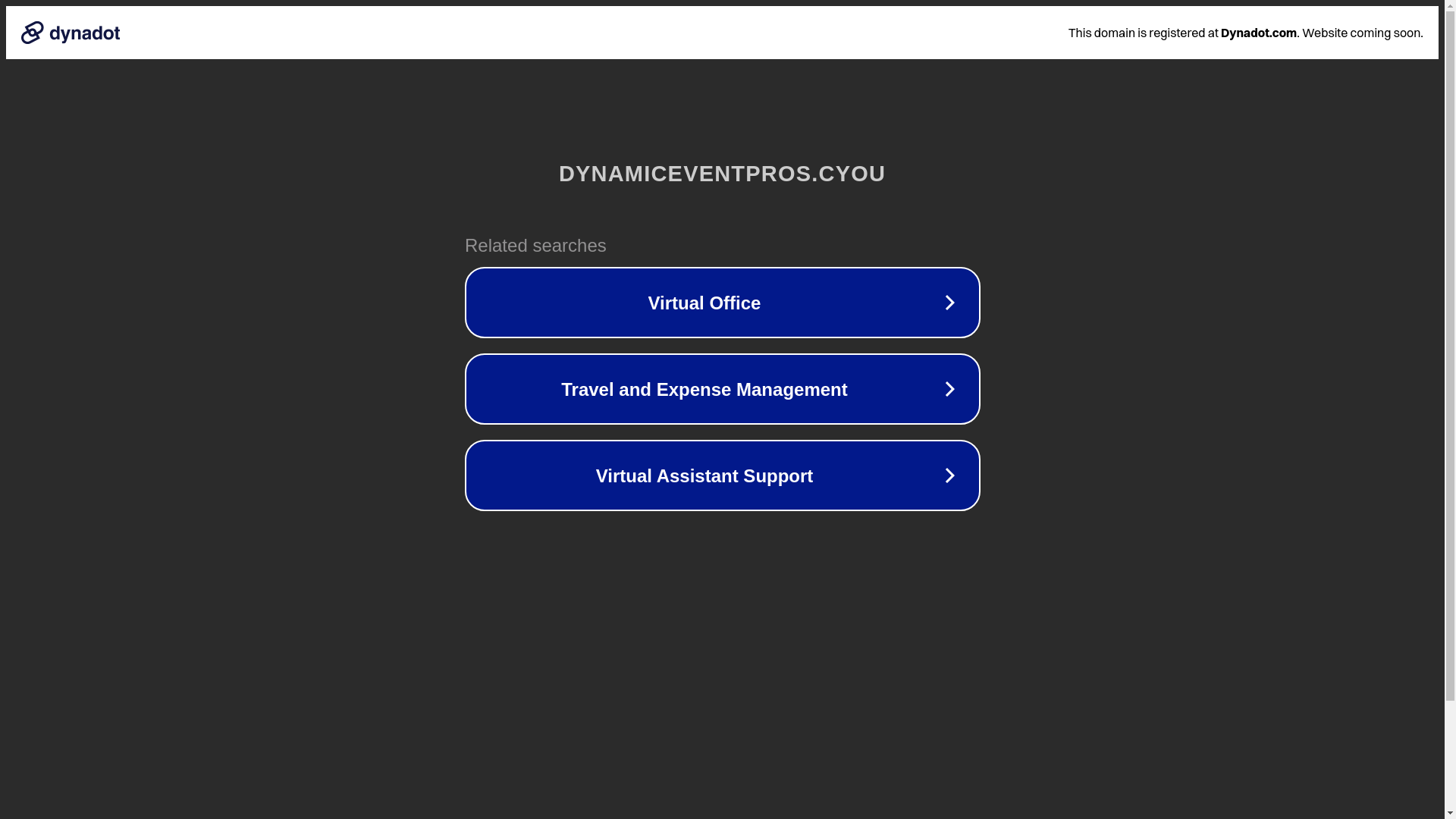 website screenshot of https://dynamiceventpros.cyou/
