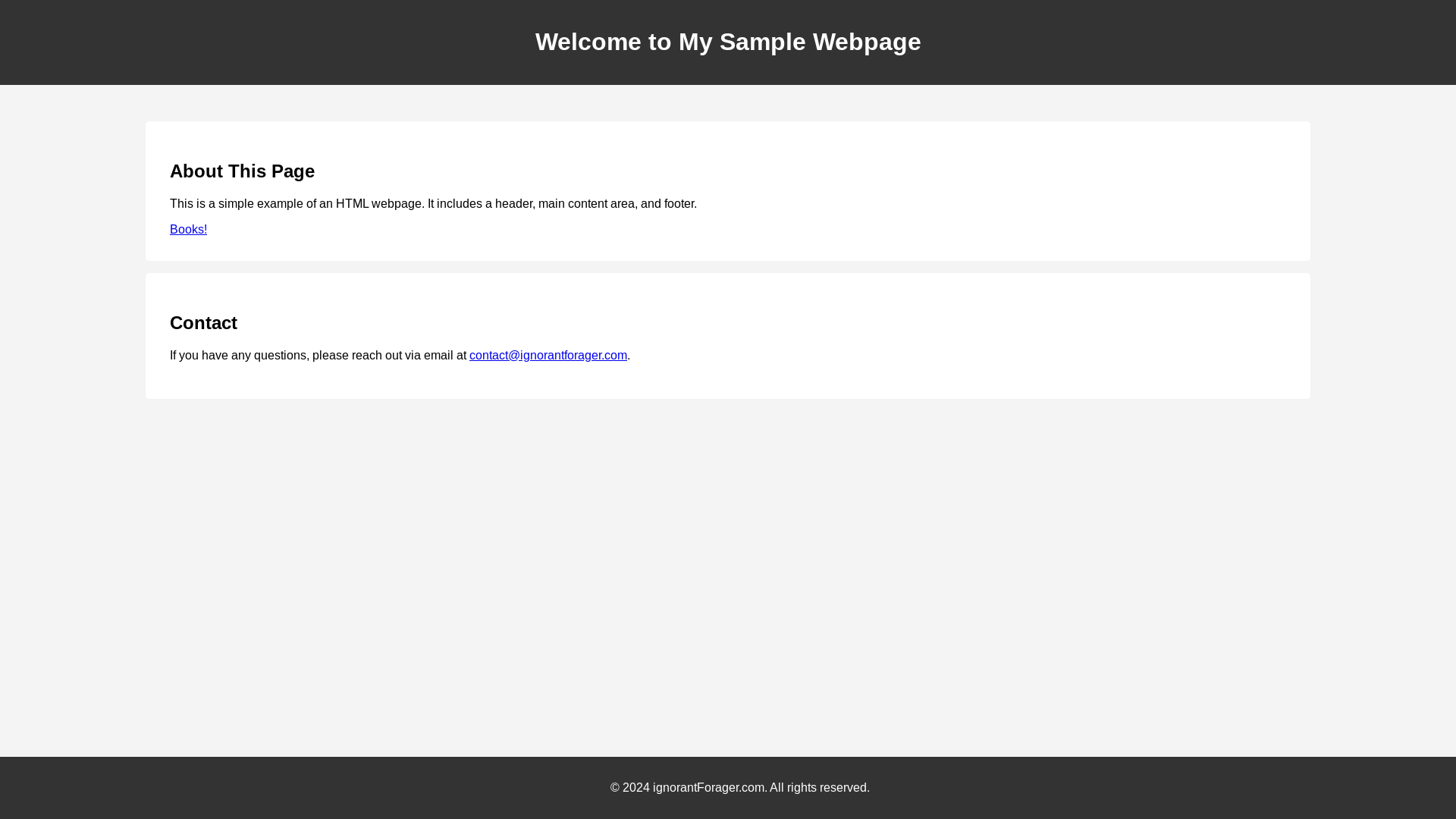 website screenshot of https://ignorantforager.pages.dev/