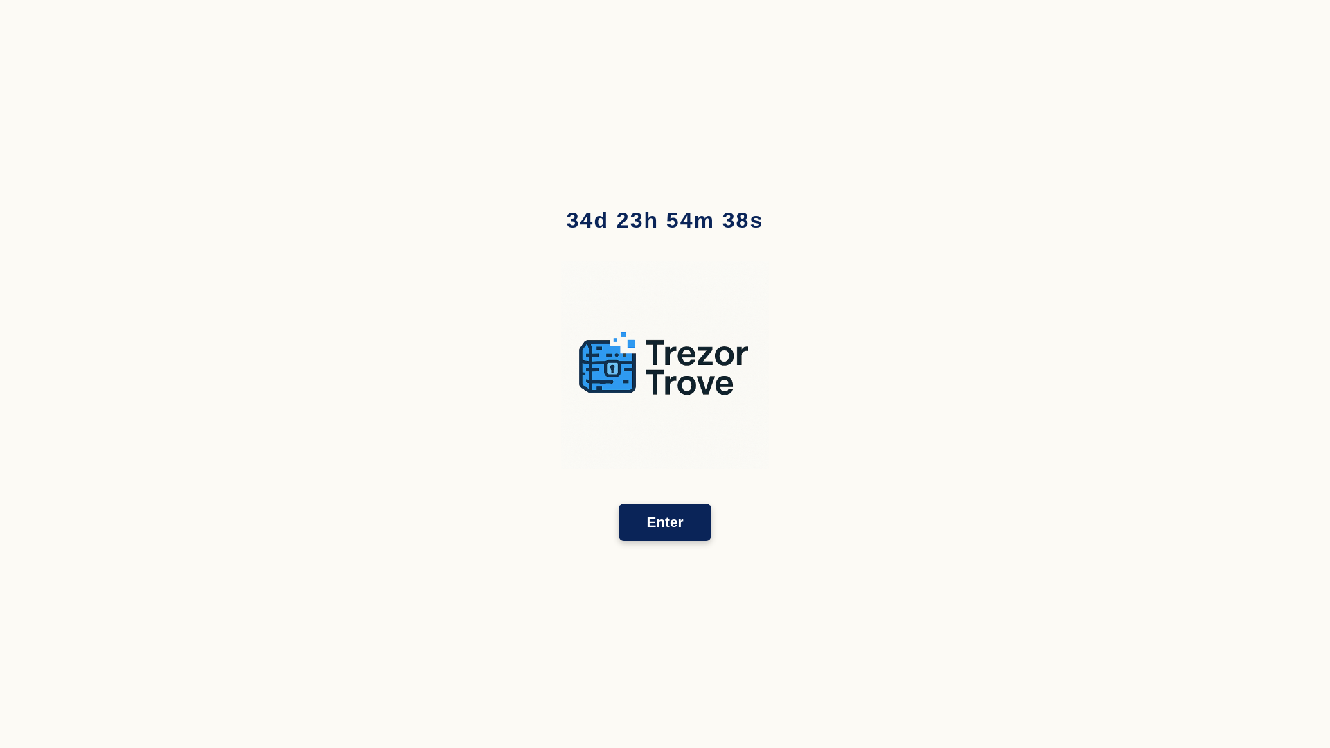 website screenshot of https://trezortrove.com/