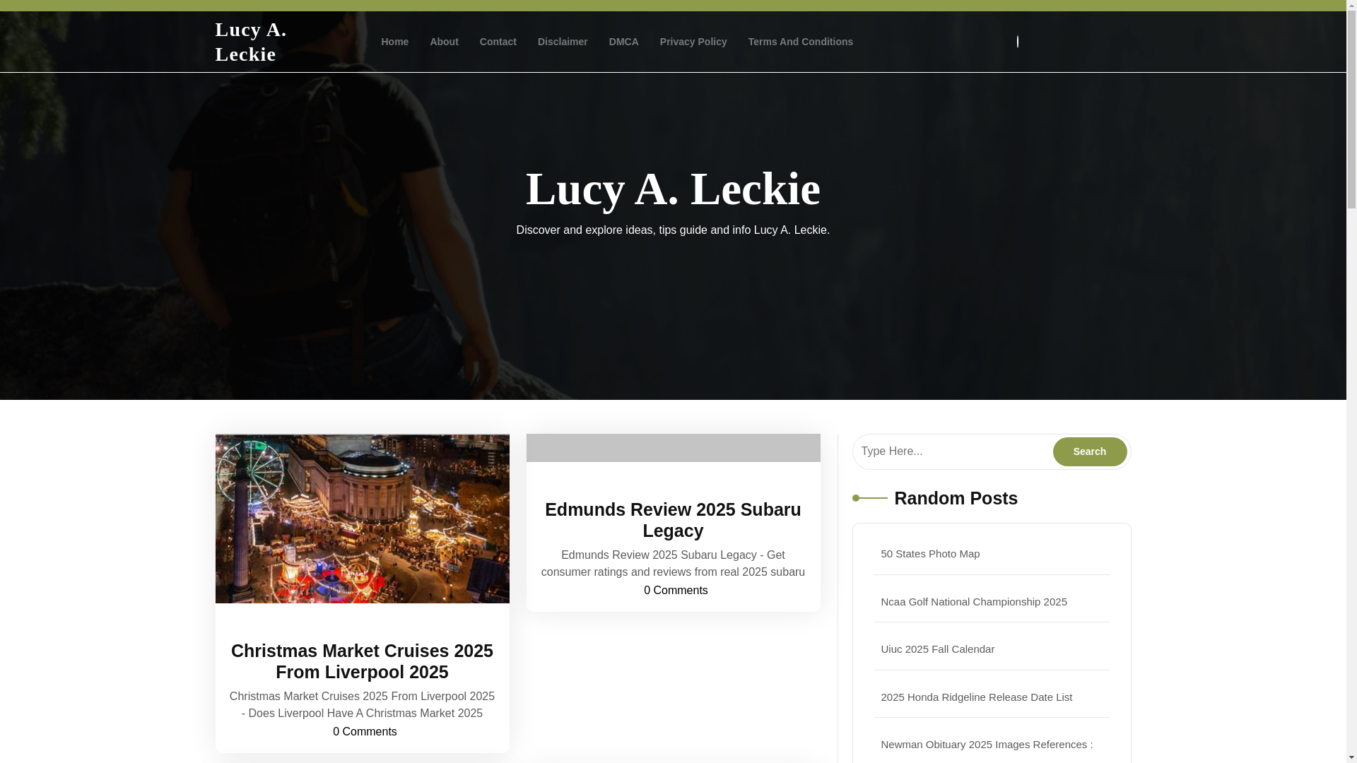 website screenshot of https://lucyaleckie.pages.dev/