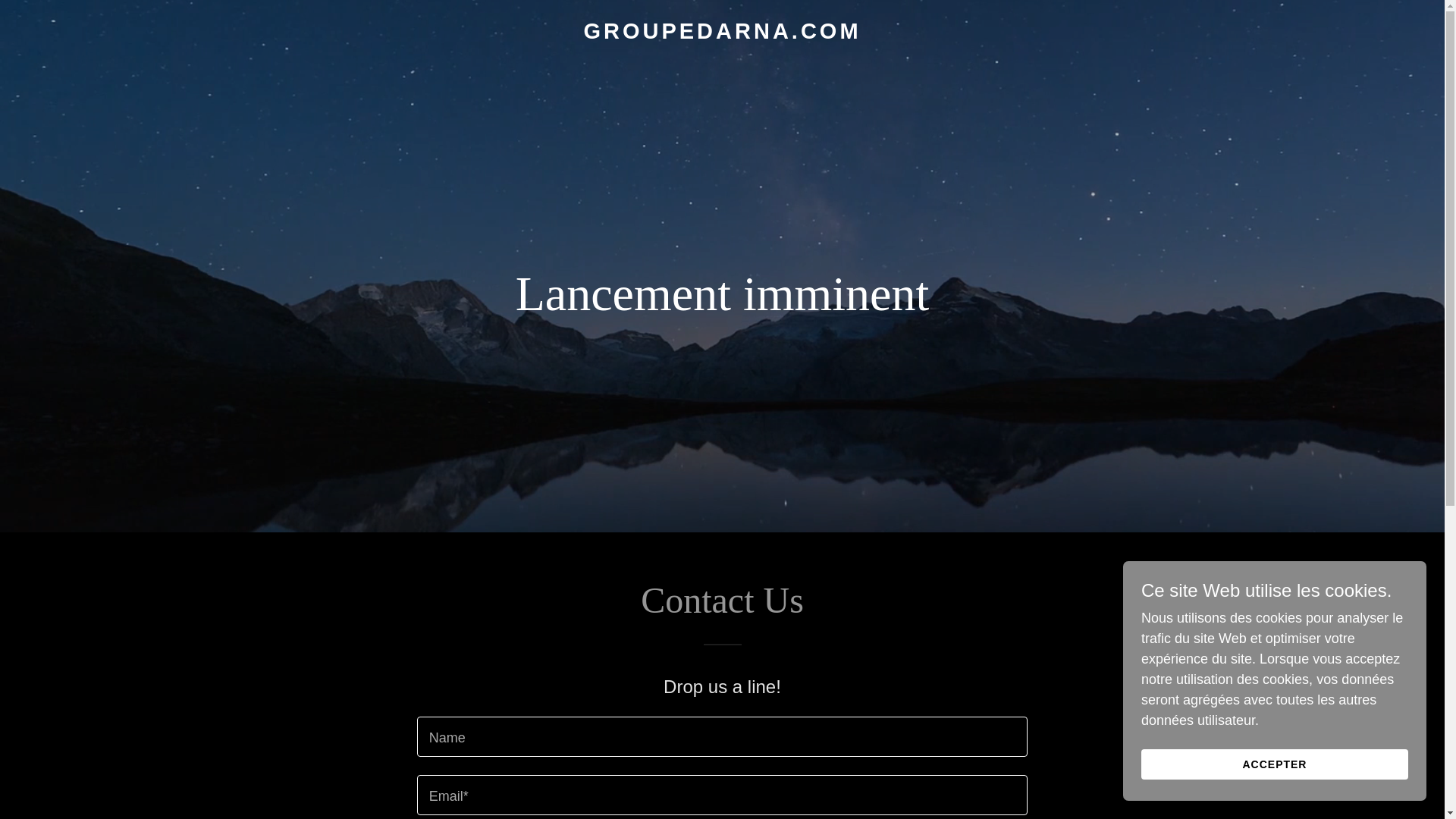 website screenshot of https://groupedarna.com/