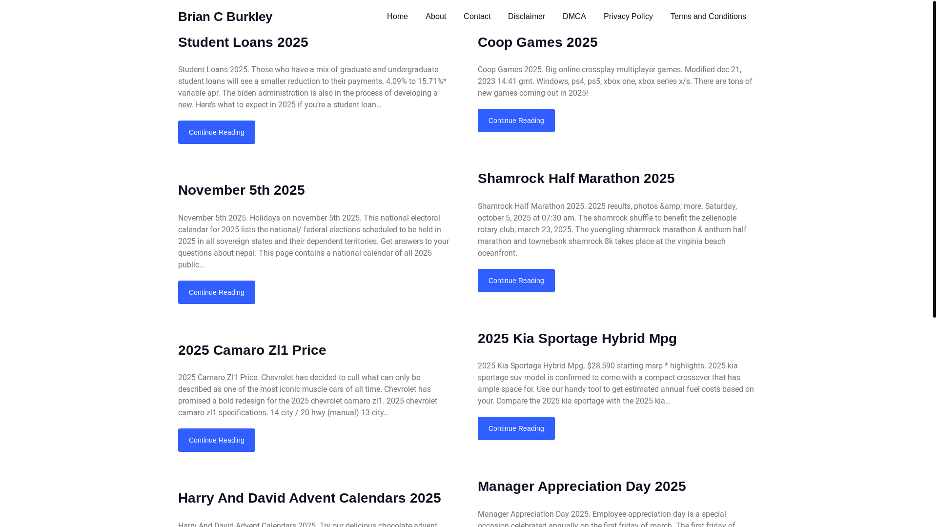 website screenshot of https://briancburkleyb.pages.dev/