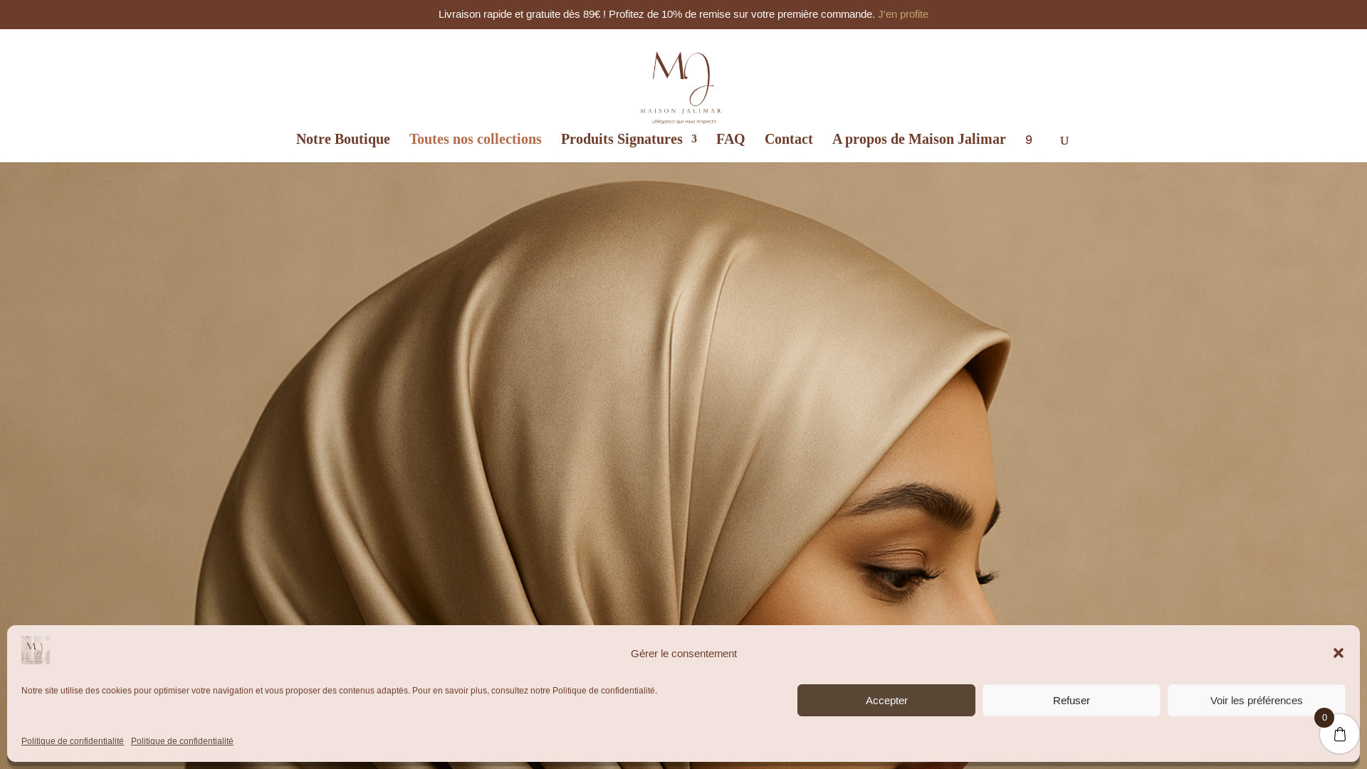 website screenshot of https://maisonjalimar.com/