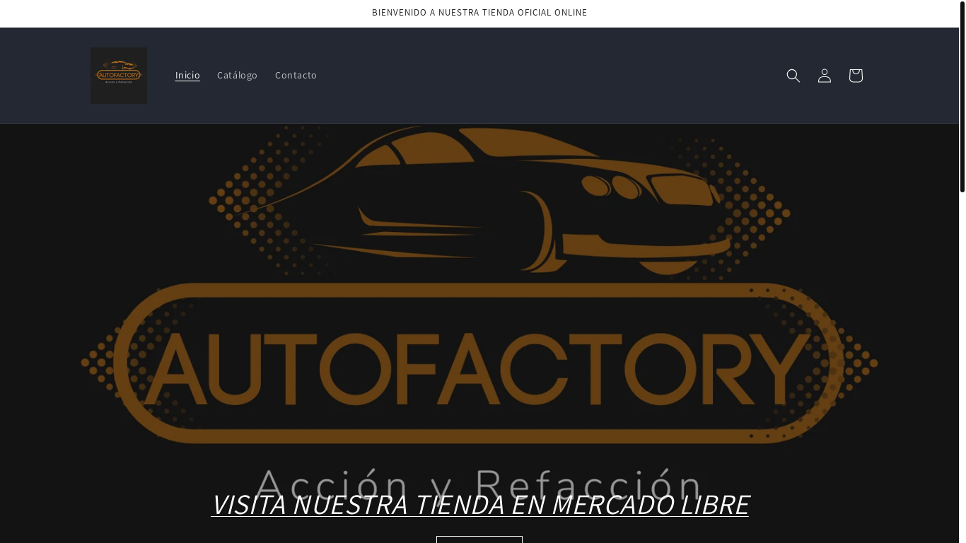 website screenshot of https://autofactory-mexico.com/