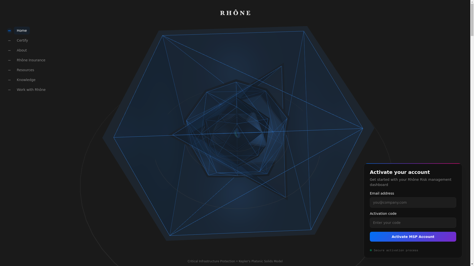 website screenshot of https://rhoneins.com/